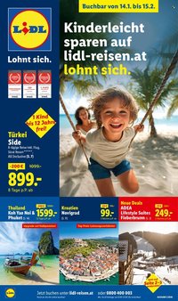 LIDL Flugblatt - Jänner/Februar Reise-Highlights