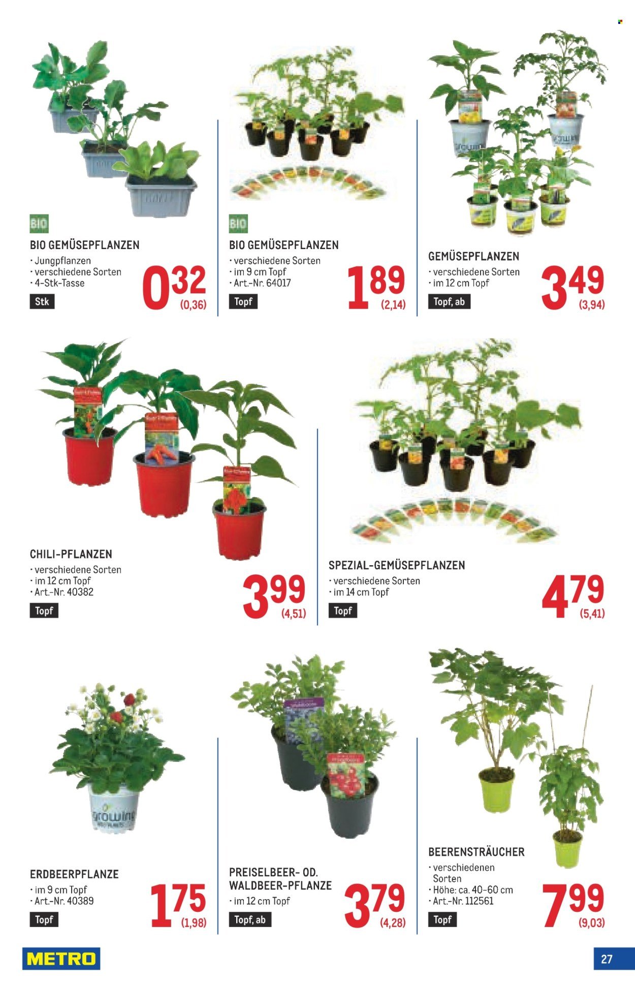 METRO Flugblatt - Garten Spezial