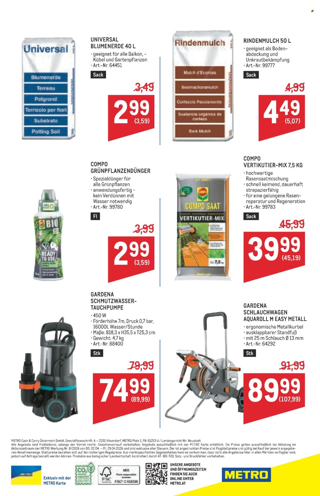 METRO Flugblatt - Garten Spezial