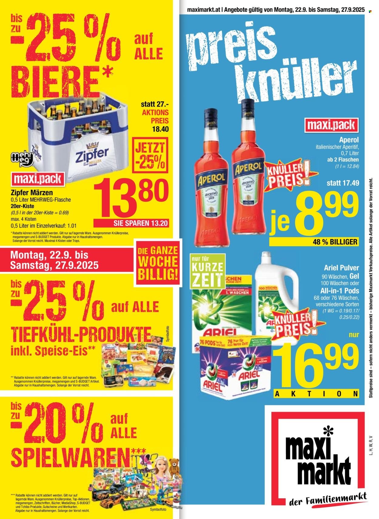 MAXIMARKT Flugblatt - Ab Montag, 22.9.2025 (2025-09-22 - 2025-09-27) | 1