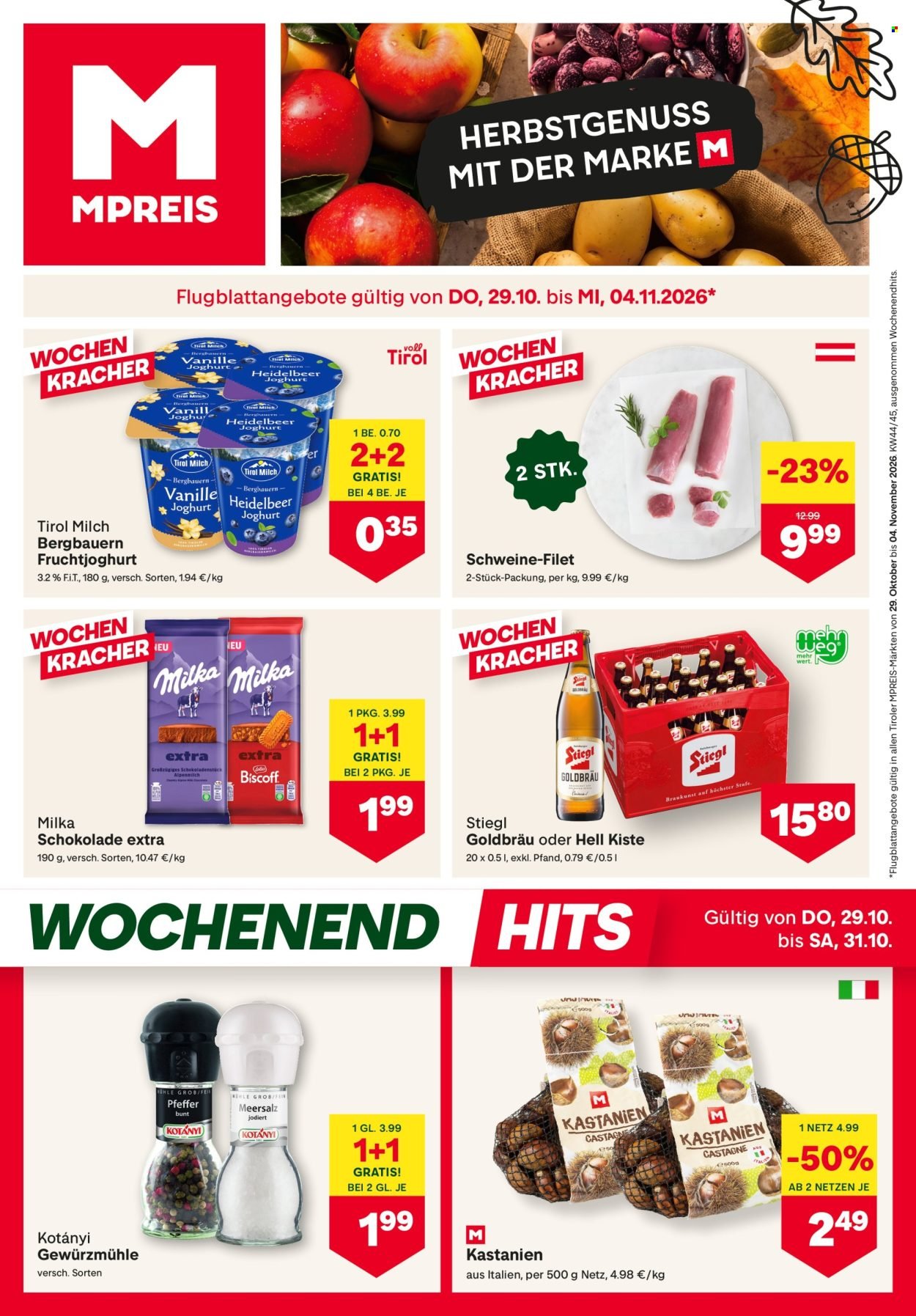 MPREIS Flugblatt - Ab Donnerstag, 29.10.2026