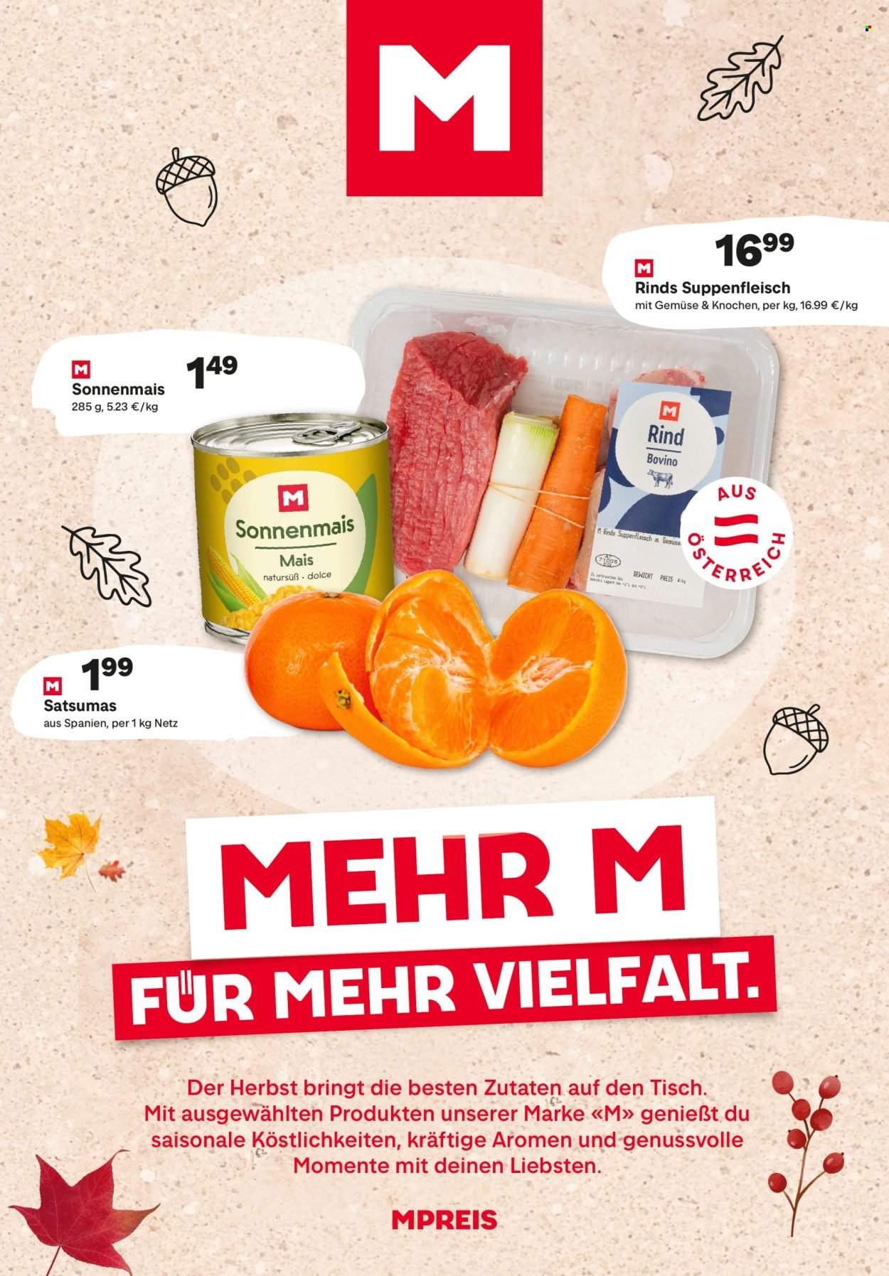 MPREIS Flugblatt - Ab Donnerstag, 29.10.2026