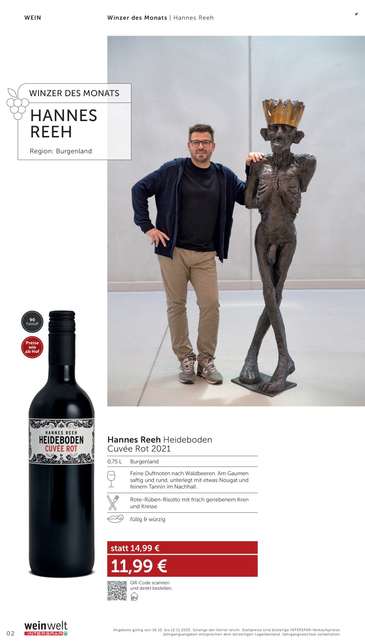 INTERSPAR Flugblatt - Weinwelt Bestseller 11/25 (2025-10-16 - 2025-11-12)