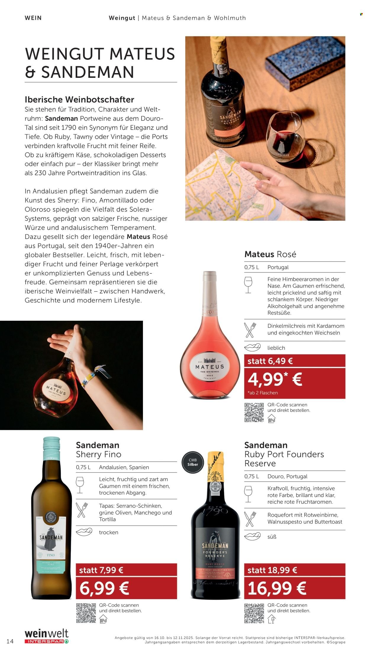 INTERSPAR Flugblatt - Weinwelt Bestseller 11/25 (2025-10-16 - 2025-11-12)