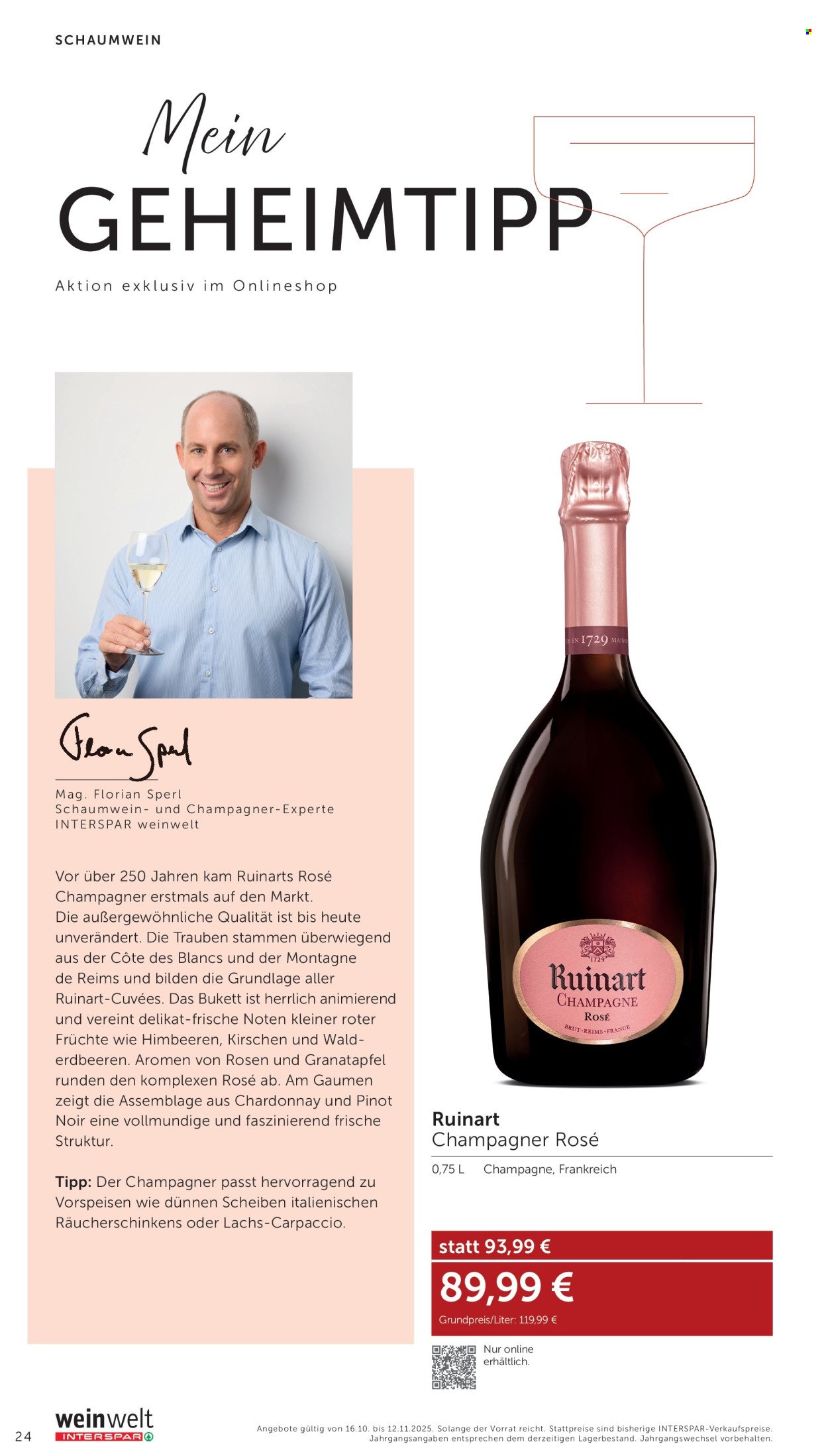 INTERSPAR Flugblatt - Weinwelt Bestseller 11/25 (2025-10-16 - 2025-11-12)