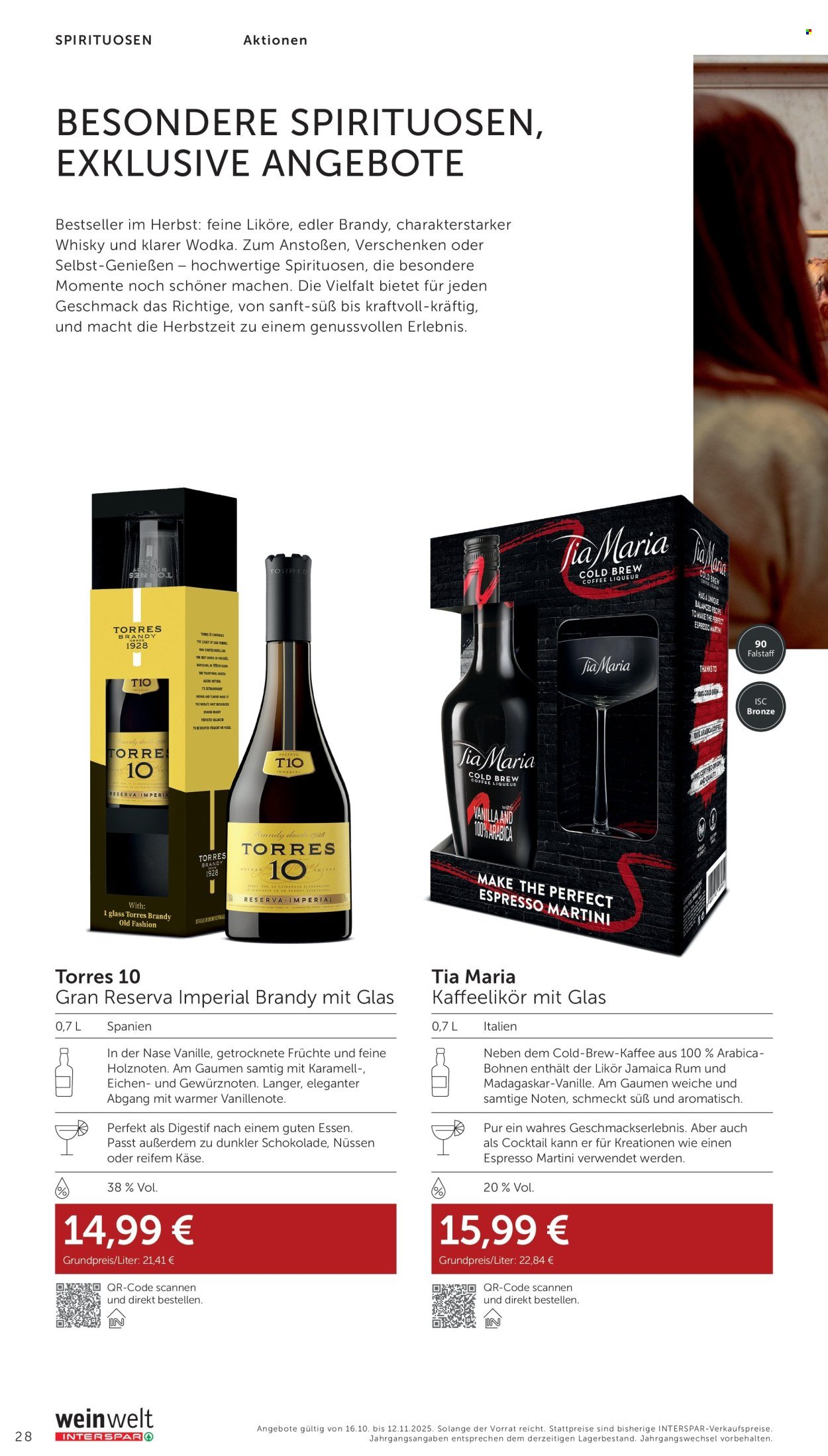 INTERSPAR Flugblatt - Weinwelt Bestseller 11/25 (2025-10-16 - 2025-11-12)