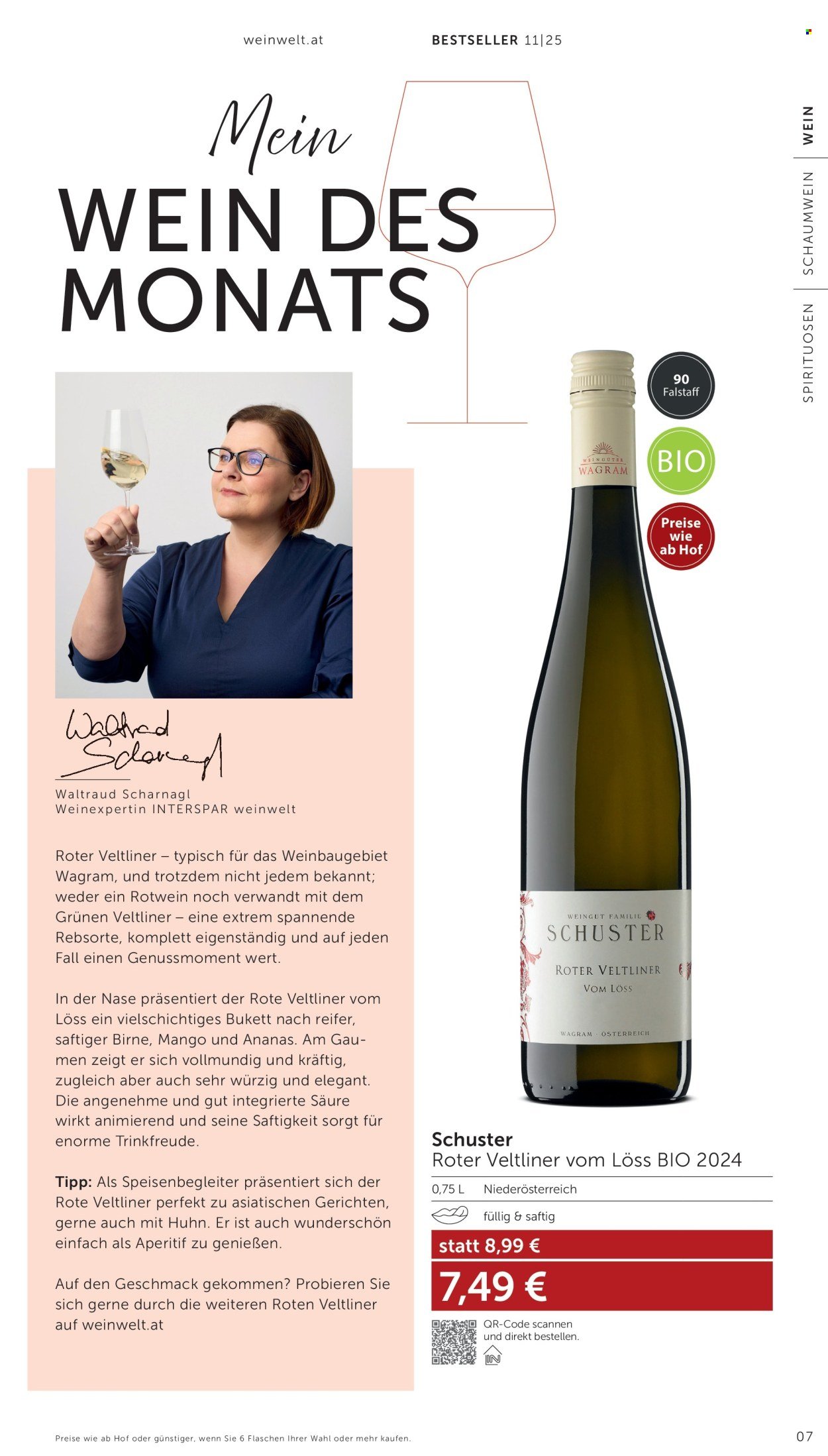 INTERSPAR Flugblatt - Weinwelt Bestseller 11/25 (2025-10-16 - 2025-11-12)
