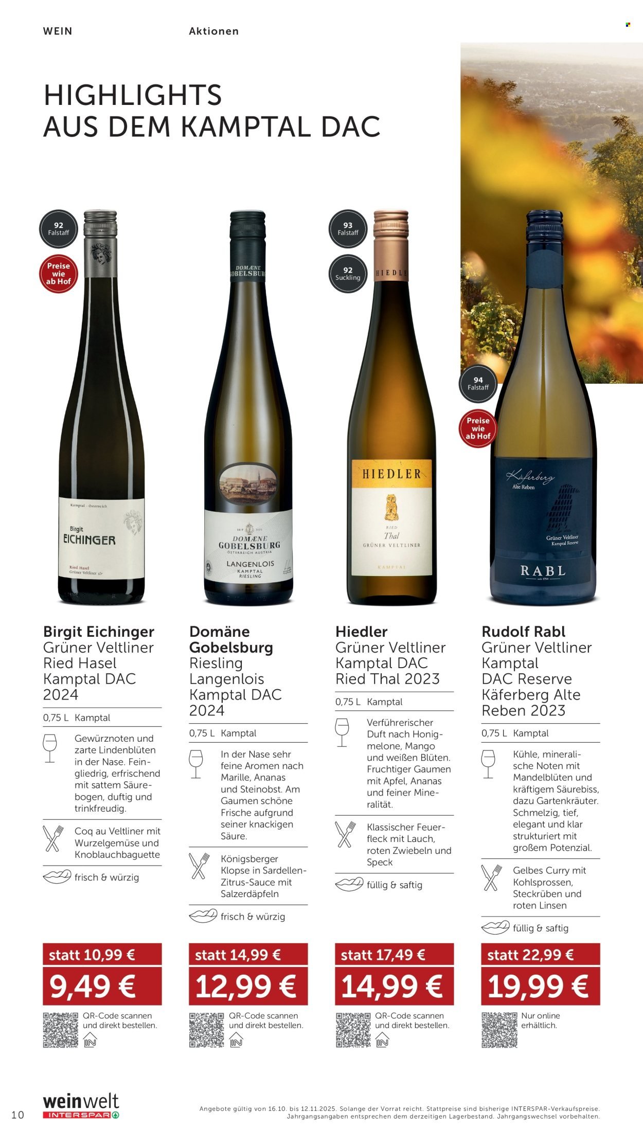 INTERSPAR Flugblatt - Weinwelt Bestseller 11/25 (2025-10-16 - 2025-11-12)