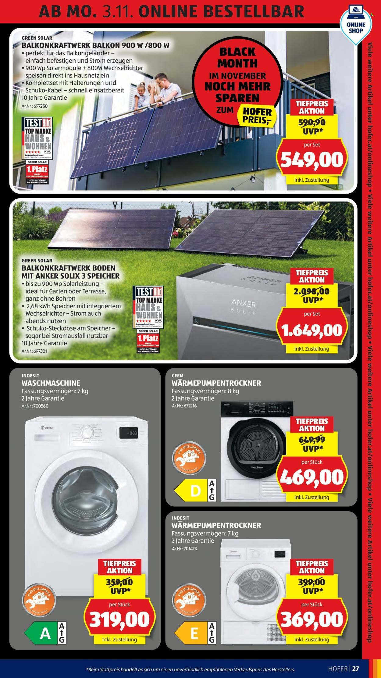 HOFER Flugblatt - Ab Donnerstag, 30.10.2025 (2025-10-30 - 2025-11-06) | 31