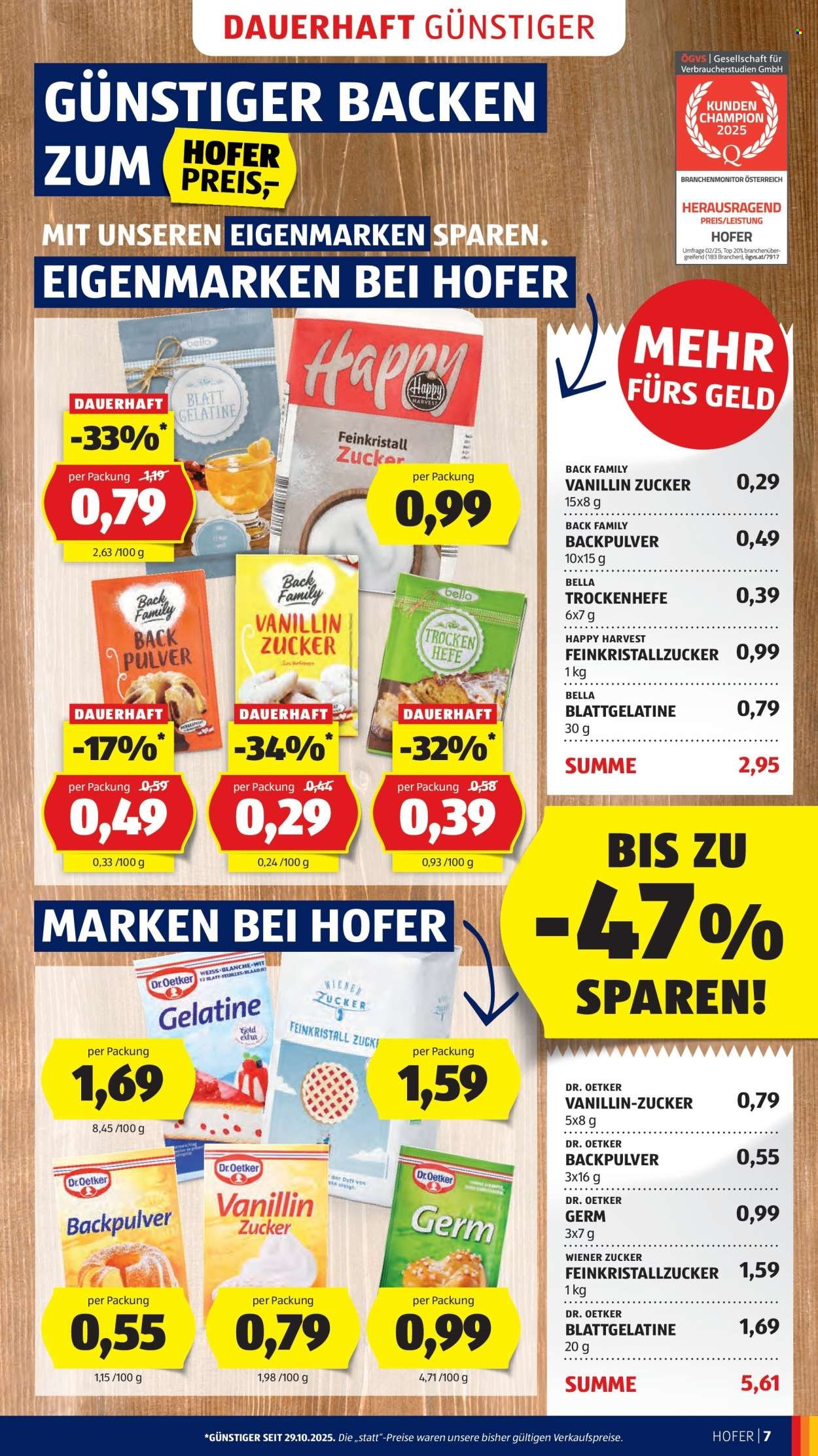 HOFER Flugblatt - Ab Donnerstag, 30.10.2025 (2025-10-30 - 2025-11-06) | 9