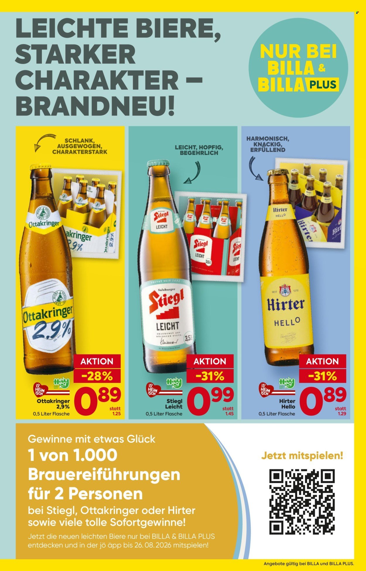 BILLA Flugblatt - Ab Donnerstag, 30.7.2026