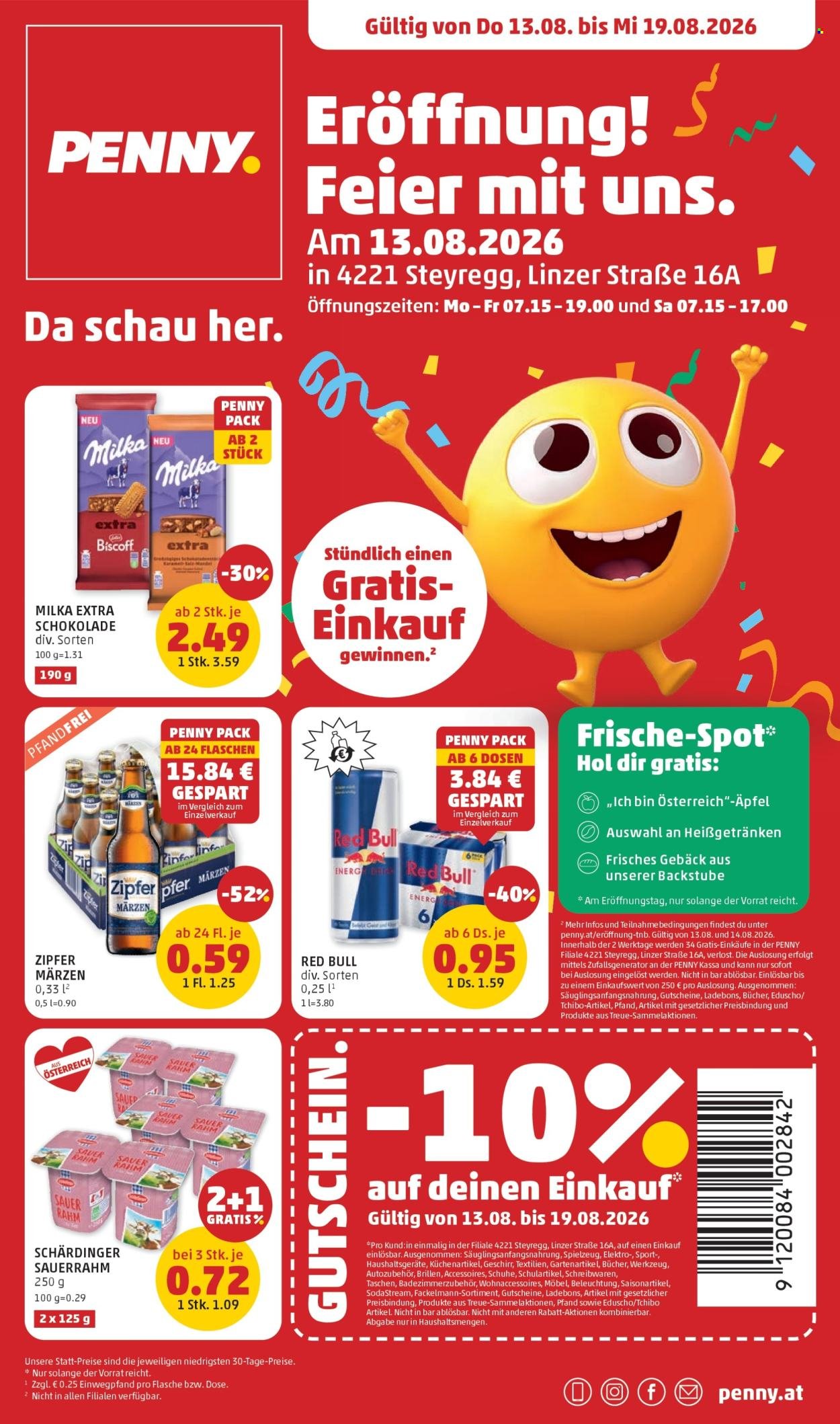 PENNY Flugblatt - Ab Donnerstag, 13.8.2026