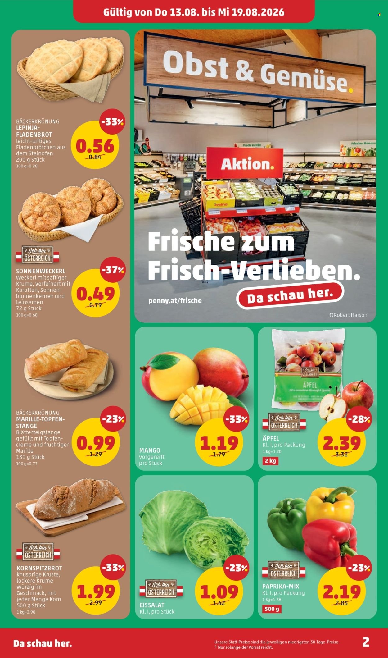 PENNY Flugblatt - Ab Donnerstag, 13.8.2026