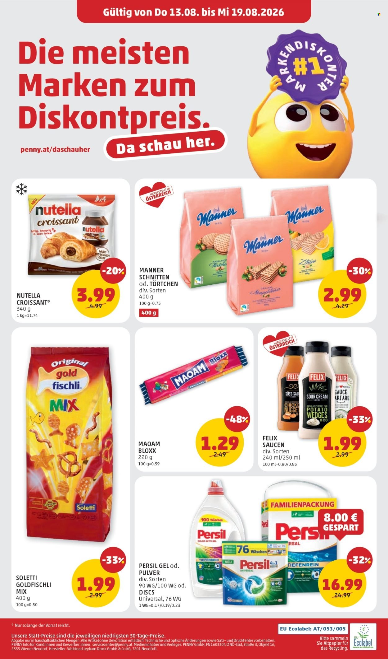 PENNY Flugblatt - Ab Donnerstag, 13.8.2026