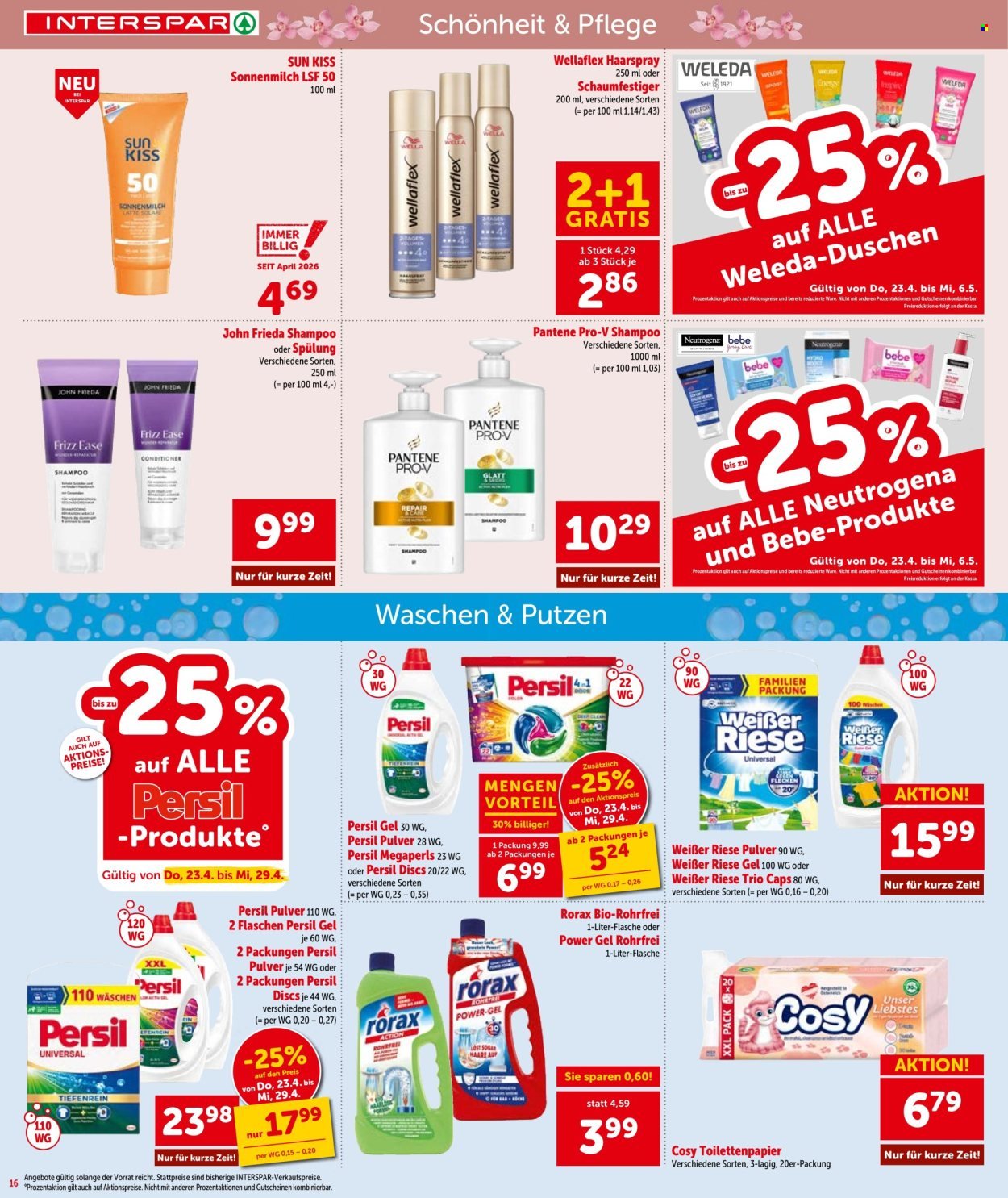 INTERSPAR Flugblatt - Ab Donnerstag, 23.4.2026