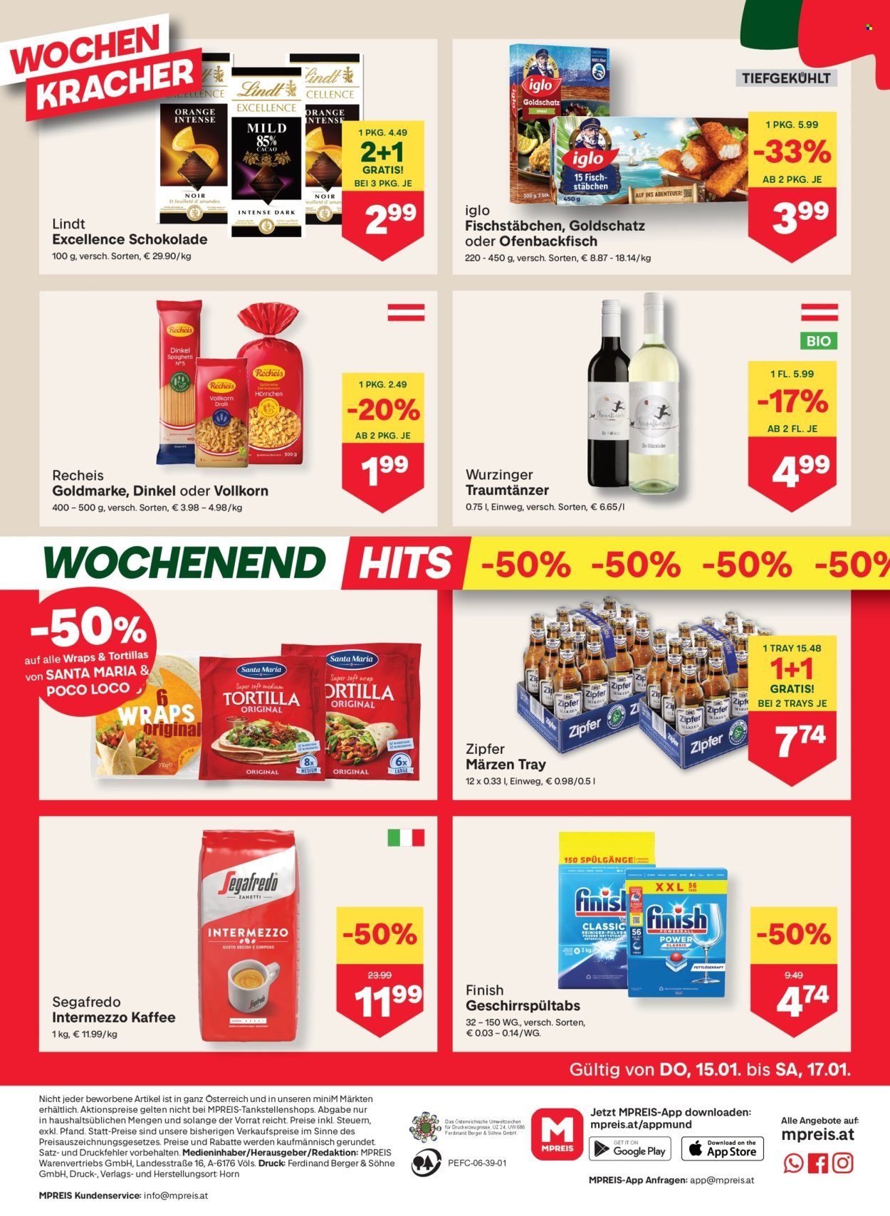 MPREIS Flugblatt - Ab Donnerstag, 15.1.2026