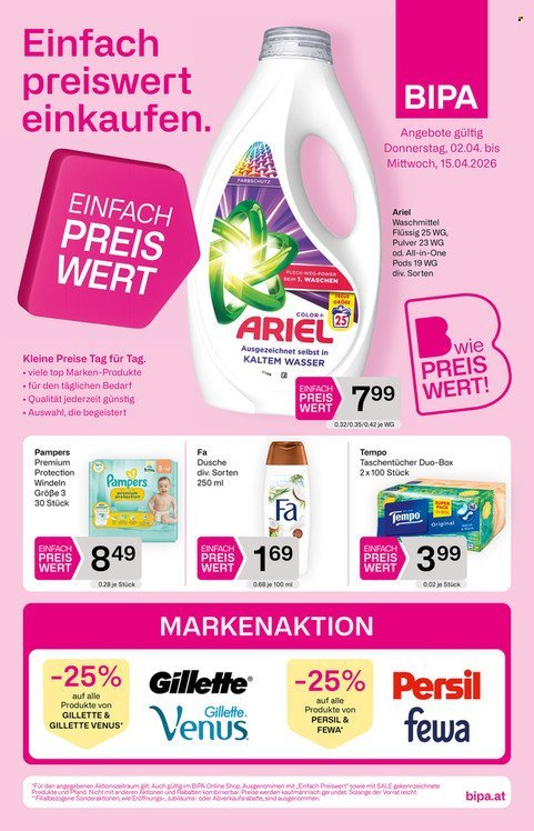 BIPA Flugblatt - Ab Donnerstag, 2.4.2026