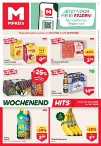 MPREIS Flugblatt - Ab Donnerstag, 27.8.2026