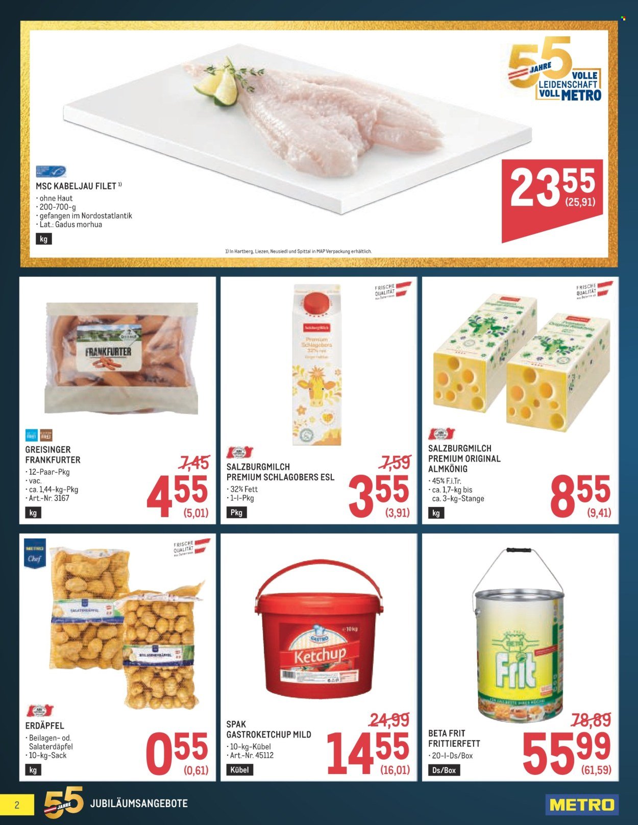 METRO Flugblatt - 55 Jahre Preisfeuerwerk