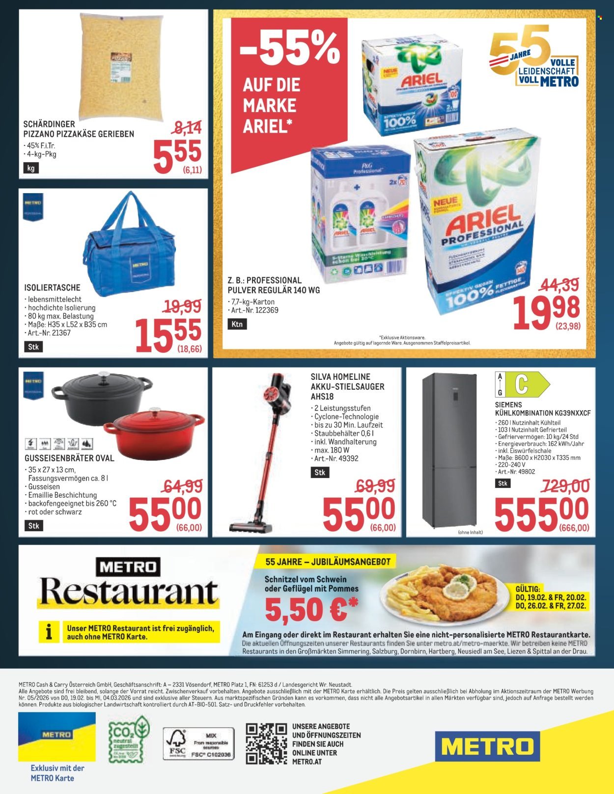 METRO Flugblatt - 55 Jahre Preisfeuerwerk