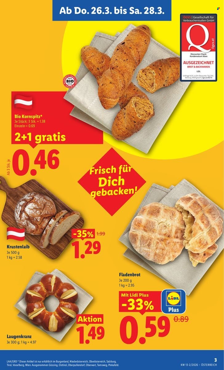 LIDL Flugblatt - Ab Donnerstag, 26.3.2026