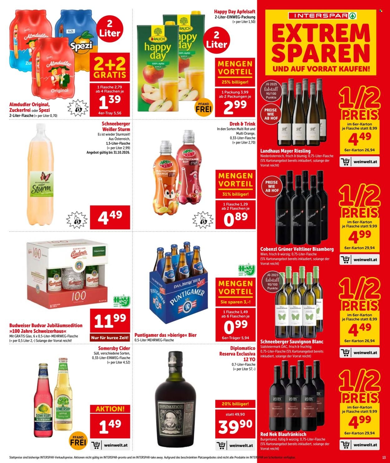 INTERSPAR Flugblatt - Ab Donnerstag, 10.9.2026