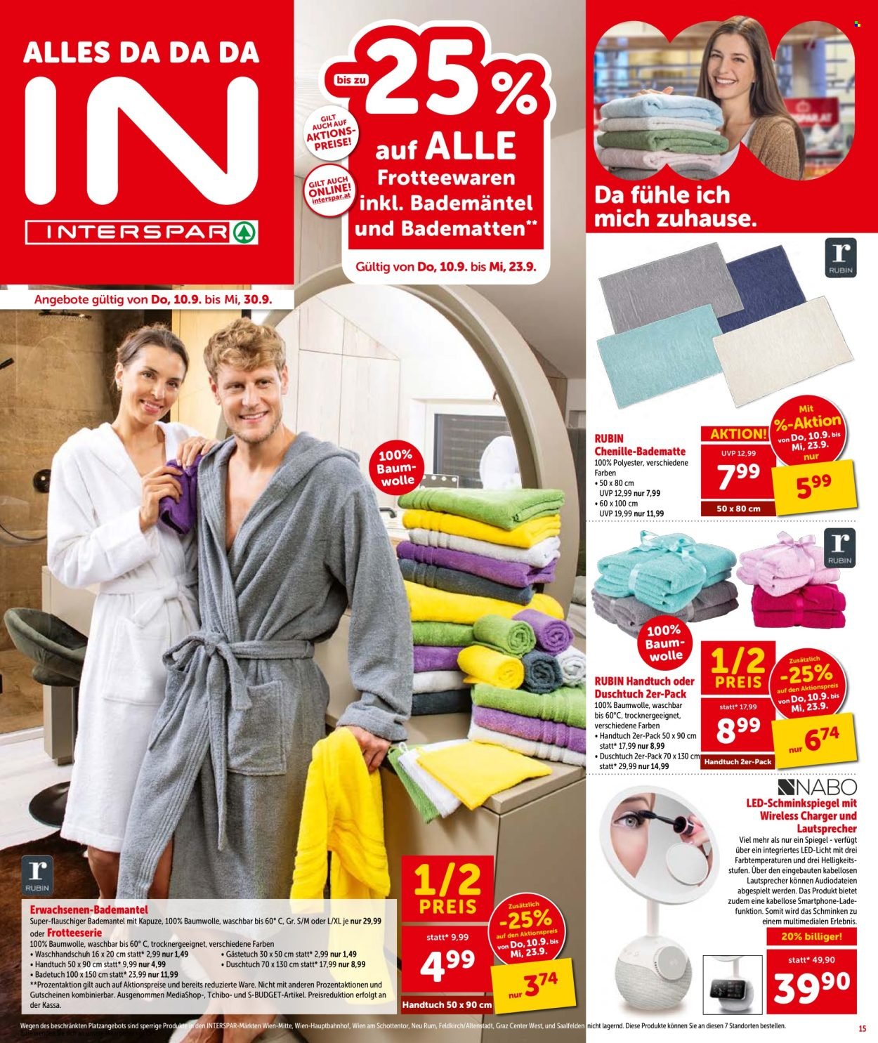 INTERSPAR Flugblatt - Ab Donnerstag, 10.9.2026