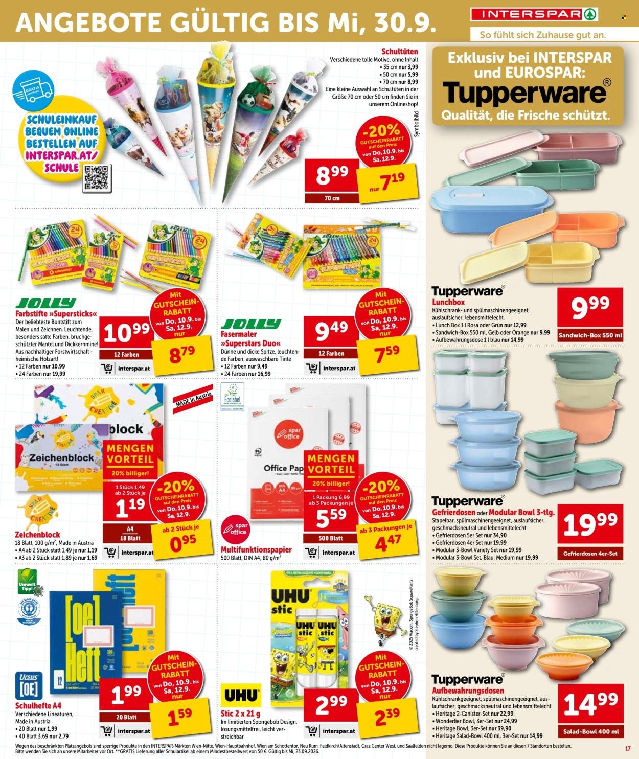 INTERSPAR Flugblatt - Ab Donnerstag, 10.9.2026
