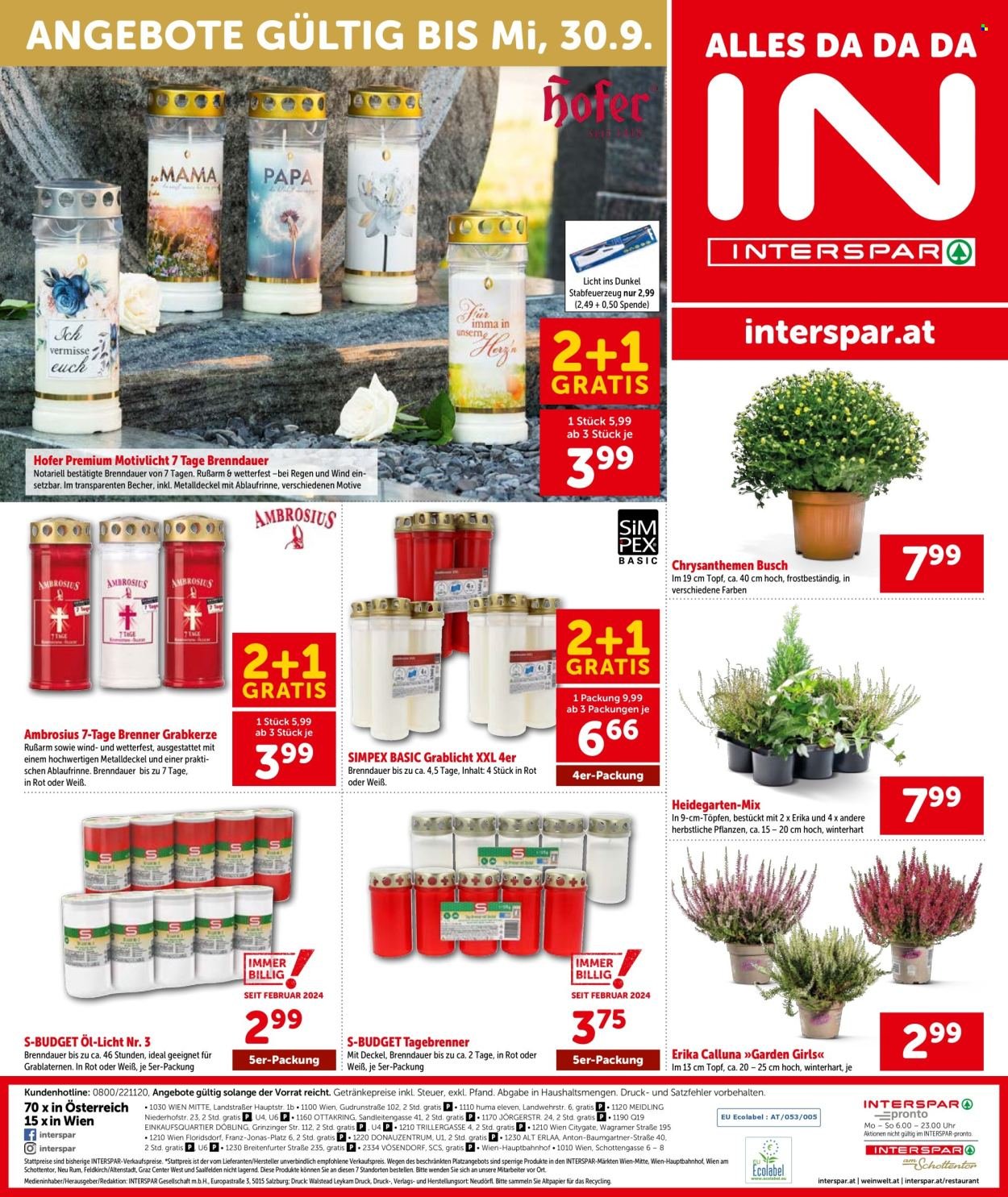INTERSPAR Flugblatt - Ab Donnerstag, 10.9.2026