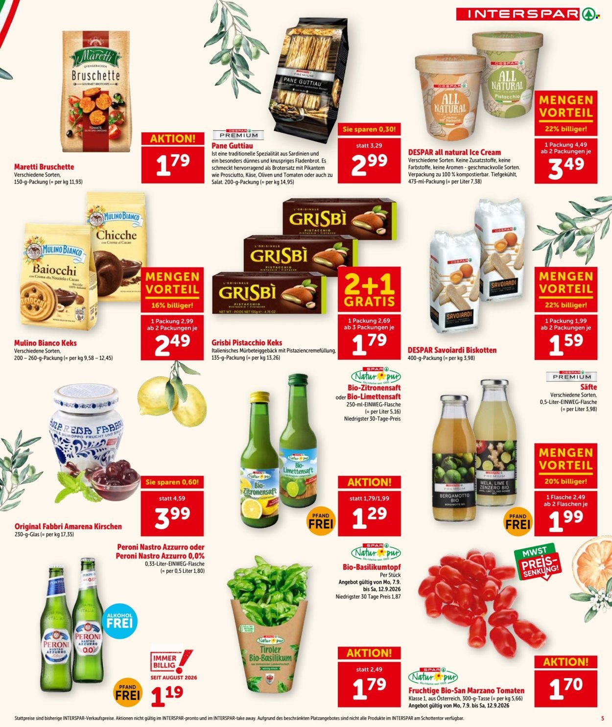 INTERSPAR Flugblatt - Ab Donnerstag, 10.9.2026