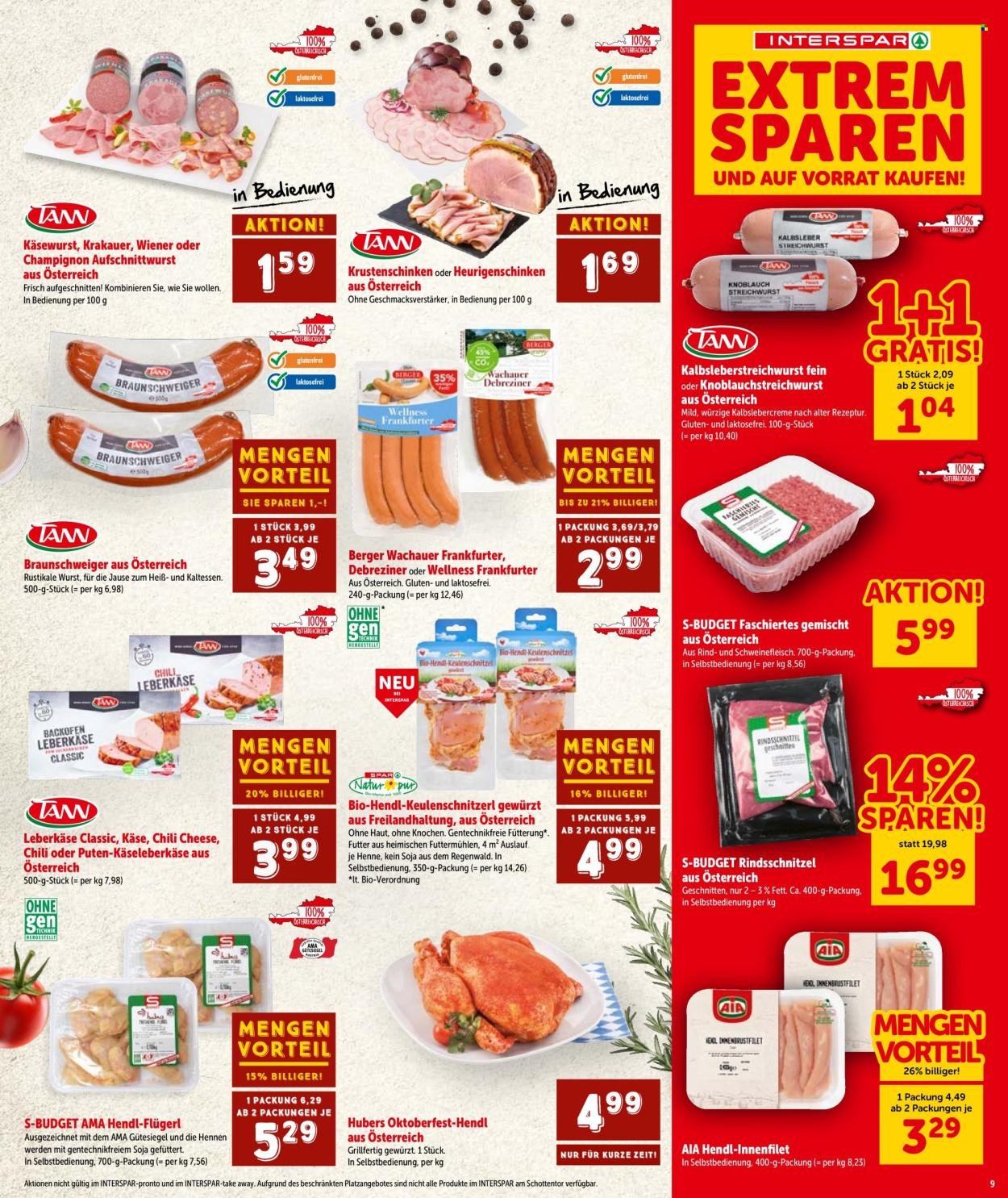 INTERSPAR Flugblatt - Ab Donnerstag, 10.9.2026