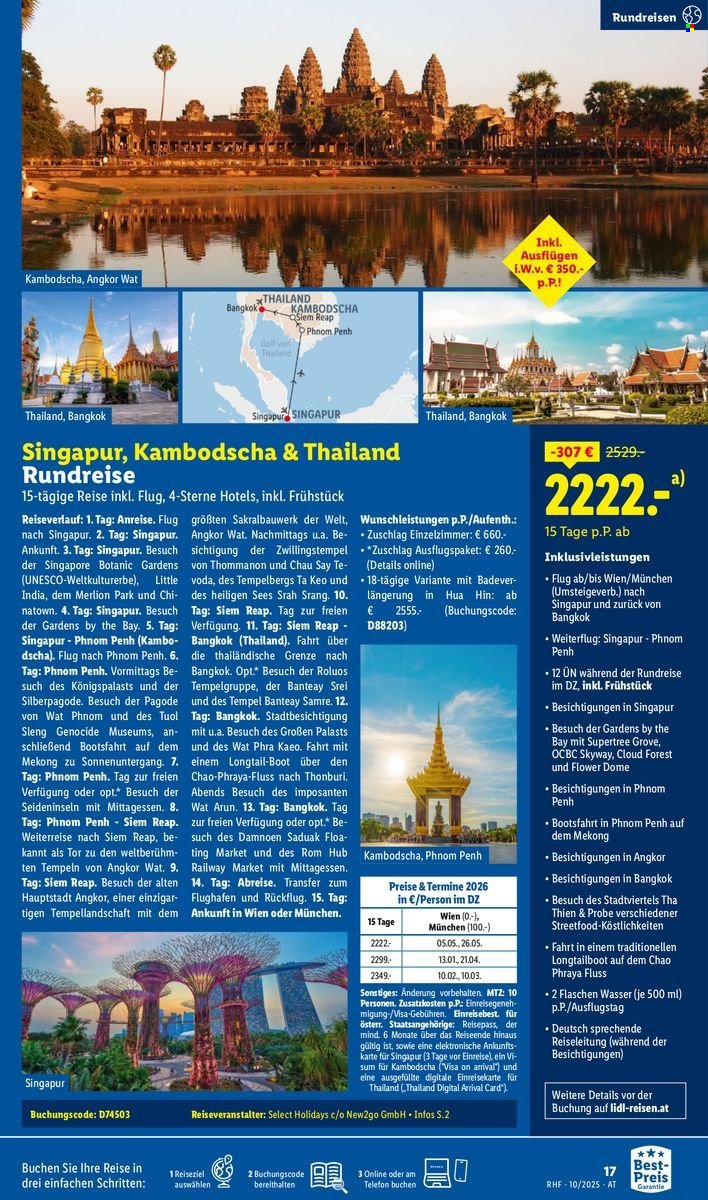 LIDL Flugblatt - Reisen - Oktober Reise-Highlights (2025-09-27 - 2025-10-31)