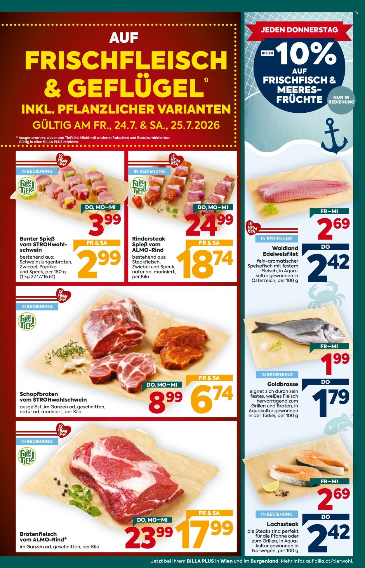 BILLA PLUS Flugblatt - Ab Donnerstag, 23.7.2026