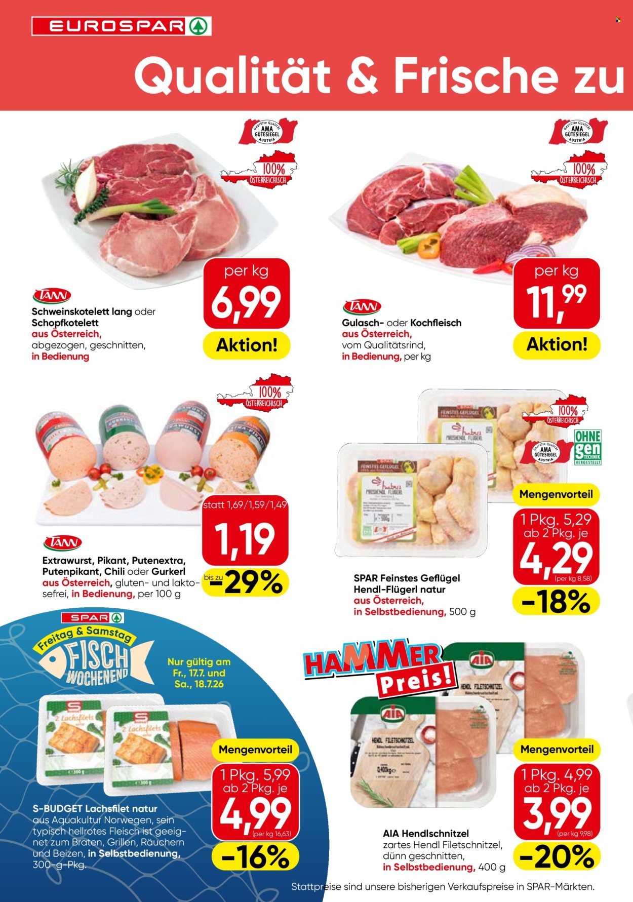 EUROSPAR Flugblatt - Ab Donnerstag, 16.7.2026