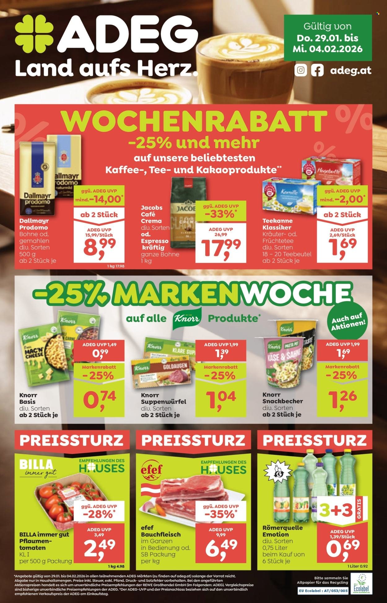ADEG Flugblatt - Ab Donnerstag, 29.1.2026