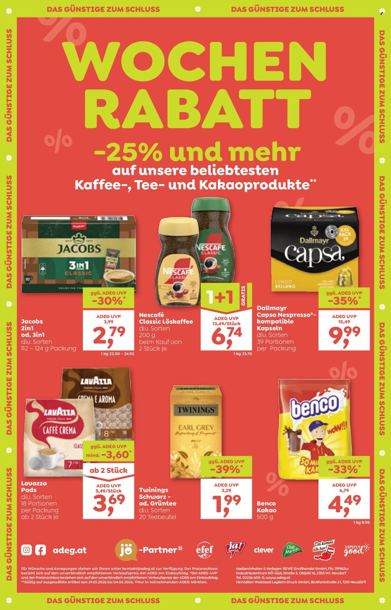 ADEG Flugblatt - Ab Donnerstag, 29.1.2026