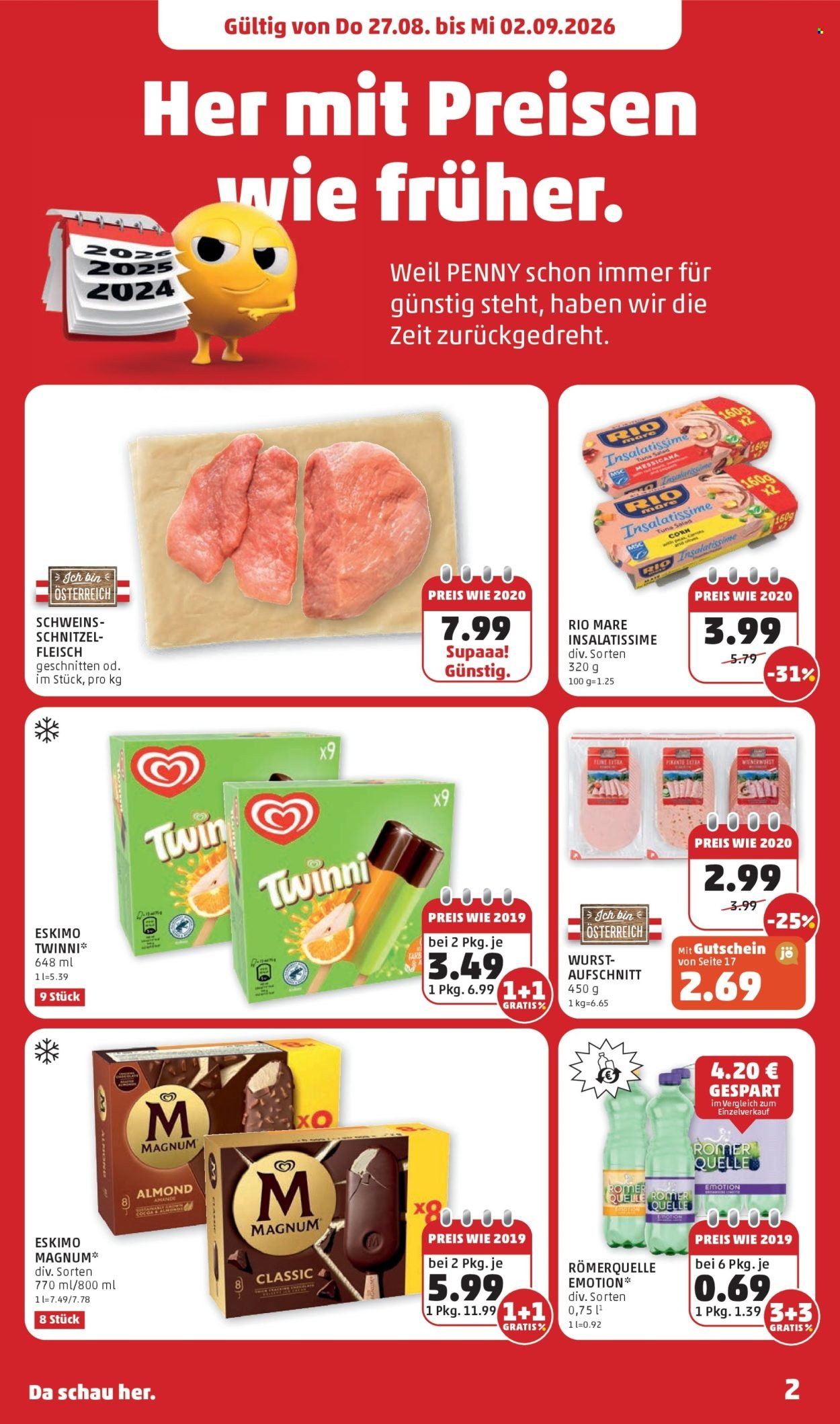 PENNY Flugblatt - Ab Donnerstag, 27.8.2026