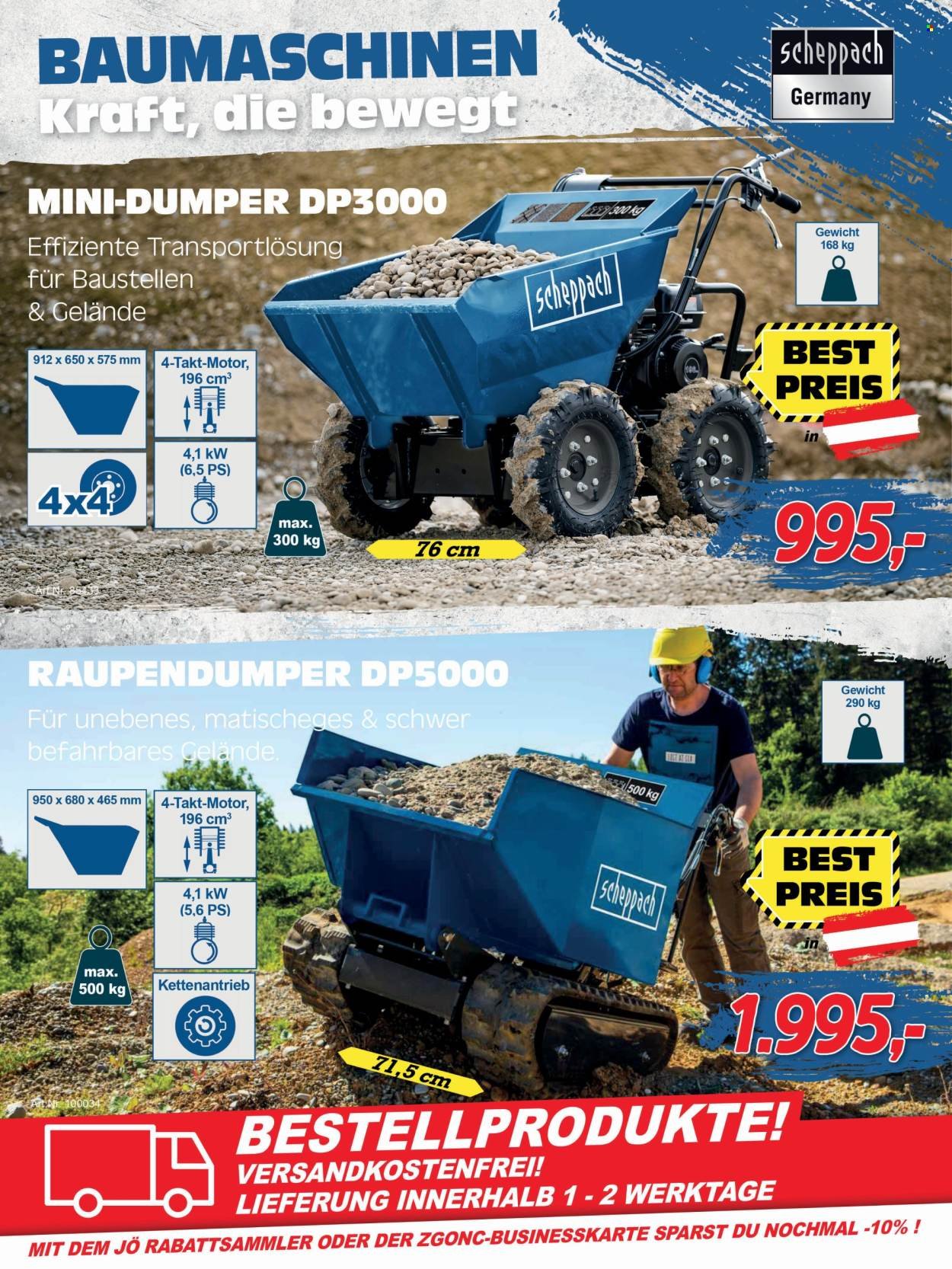 ZGONC Flugblatt - Ab in den Sommer mit den ZGONC Dauertiefpreisen