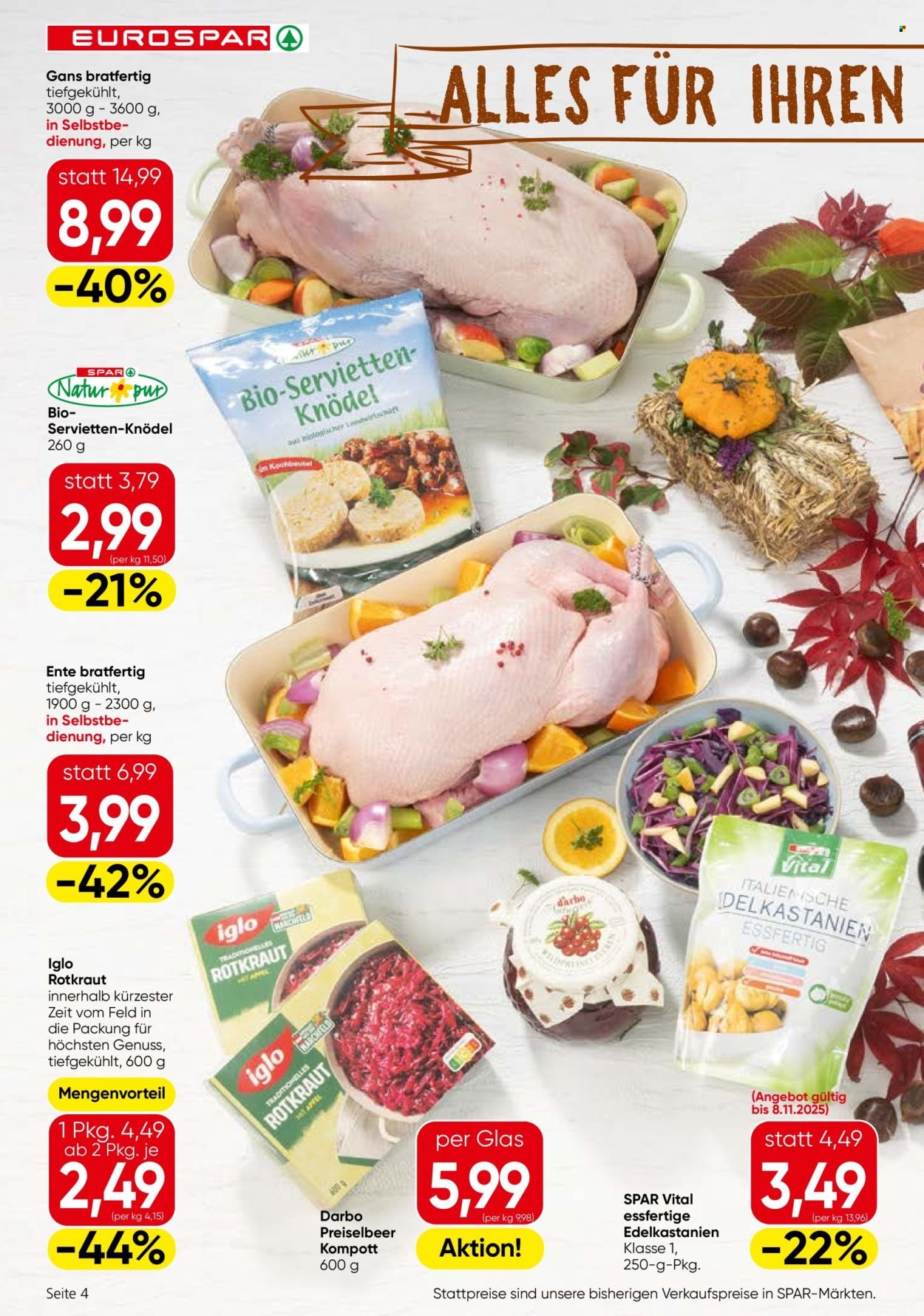 EUROSPAR Flugblatt - Ab Donnerstag, 6.11.2025 (2025-11-06 - 2025-11-19) | 4