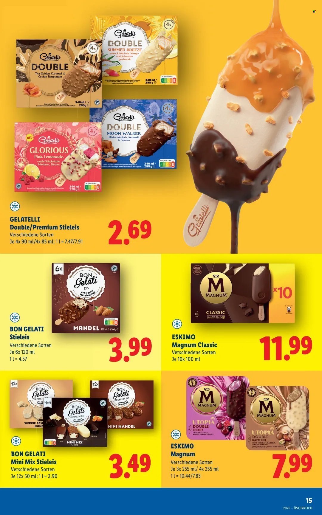 LIDL Flugblatt - Eiszeit zum Tiefpreis lohnt sich