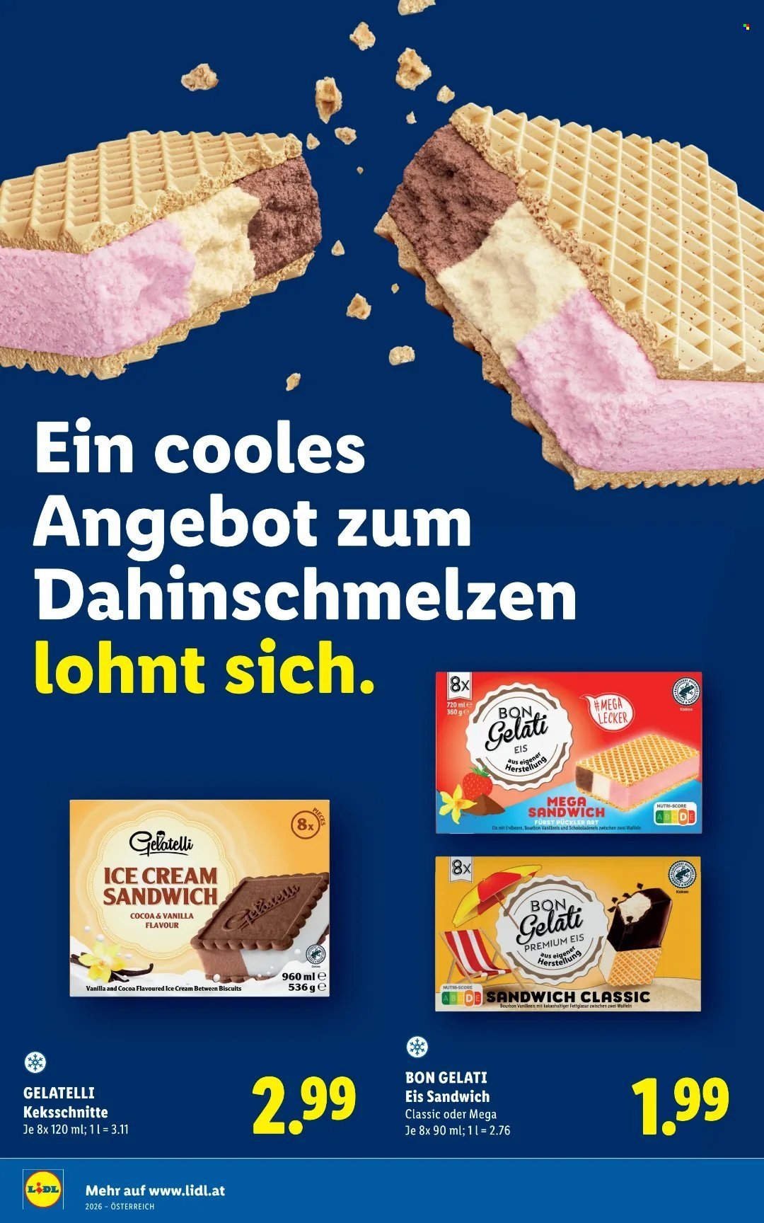 LIDL Flugblatt - Eiszeit zum Tiefpreis lohnt sich