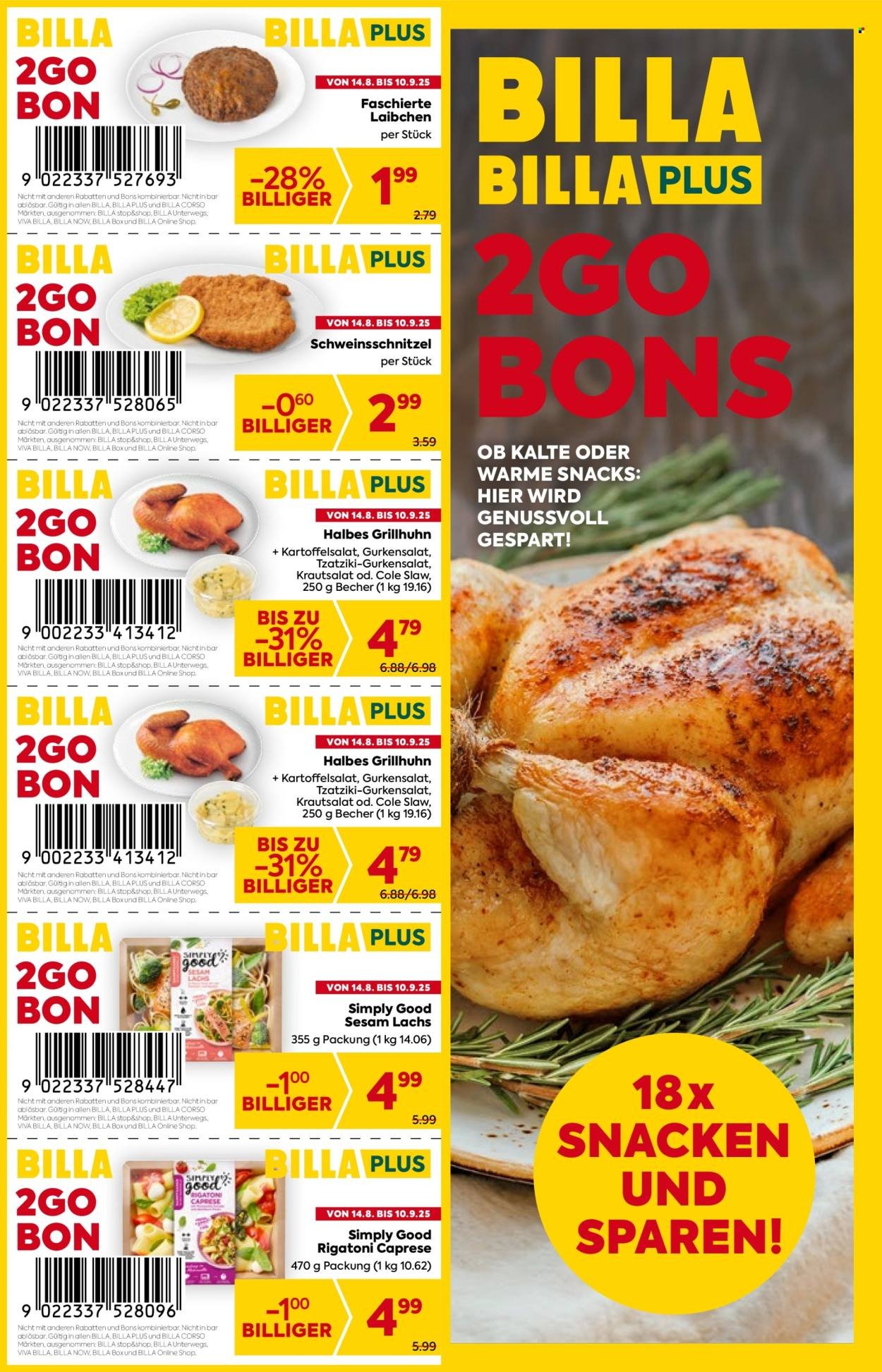 BILLA Flugblatt - Ab Donnerstag, 14.8.2025 (2025-08-14 - 2025-09-10) | 1