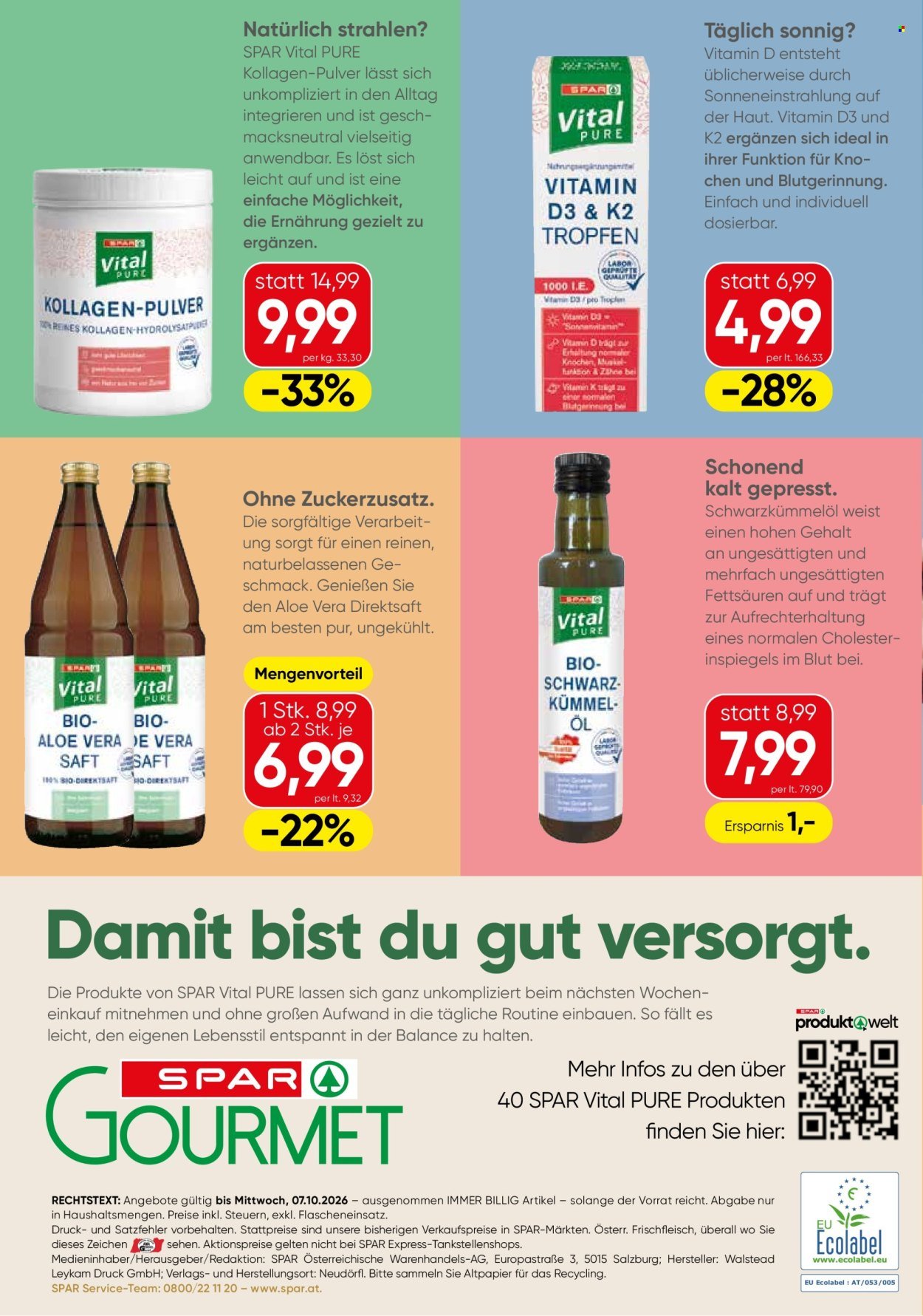 SPAR Flugblatt - Ab Samstag, 26.9.2026
