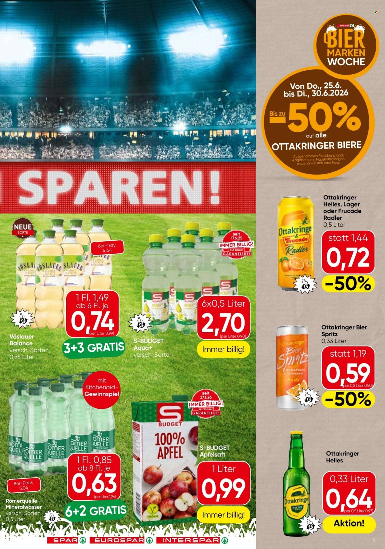 SPAR Flugblatt - Ab Donnerstag, 25.6.2026