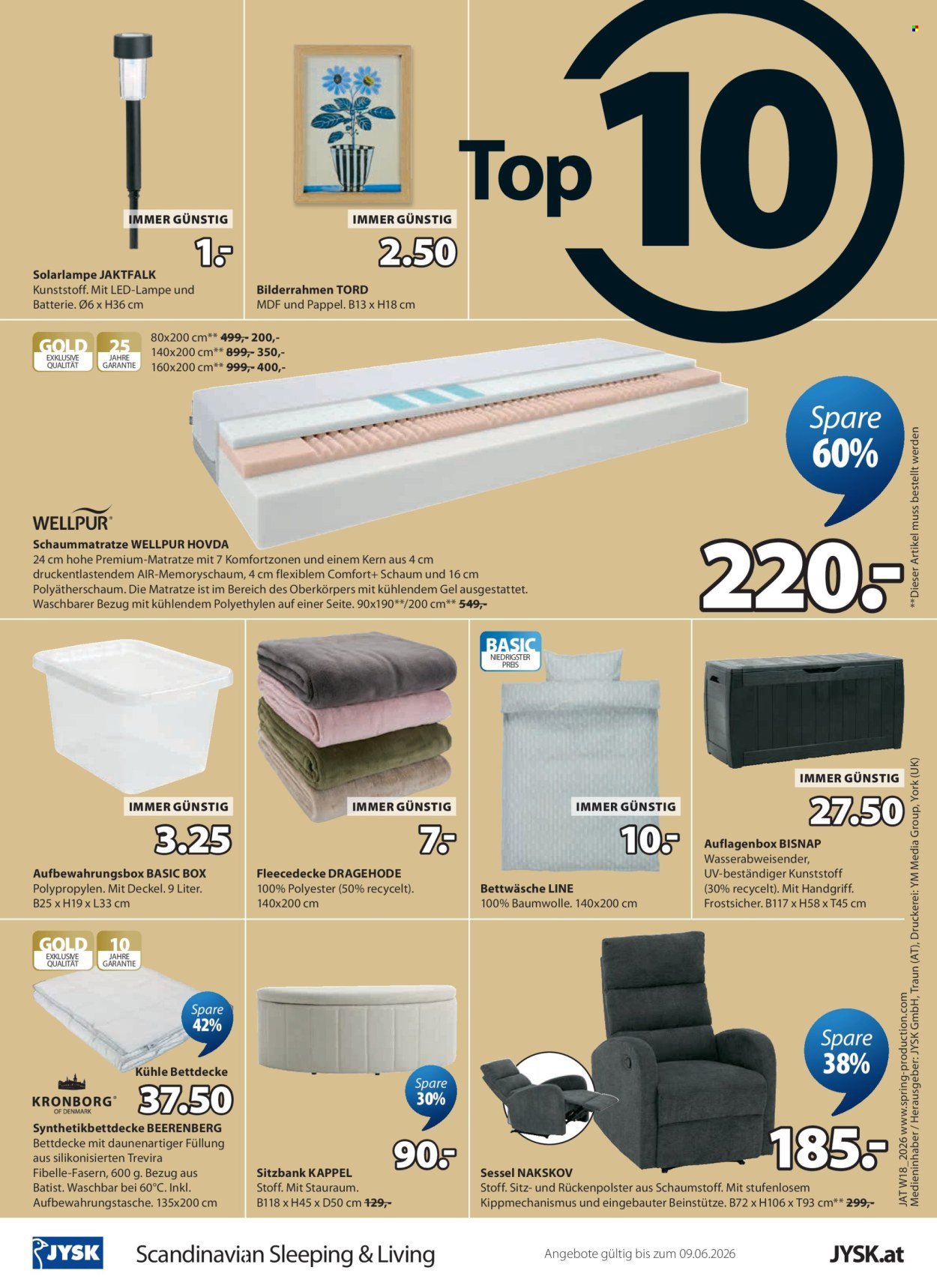 JYSK Flugblatt - Ab Mittwoch, 29.4.2026