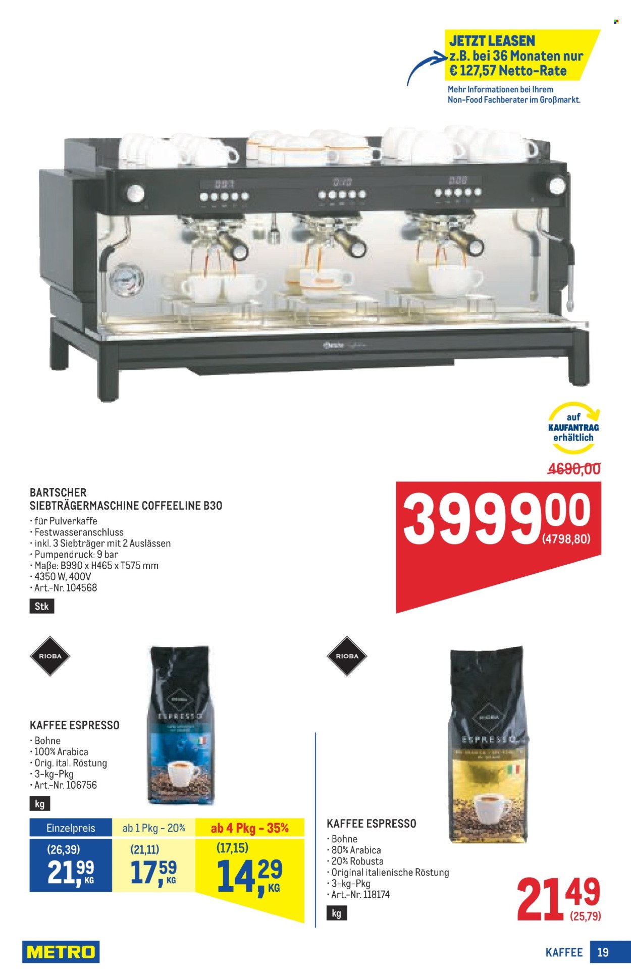 METRO Flugblatt - Kaffee Spezial (2025-09-04 - 2025-10-01)