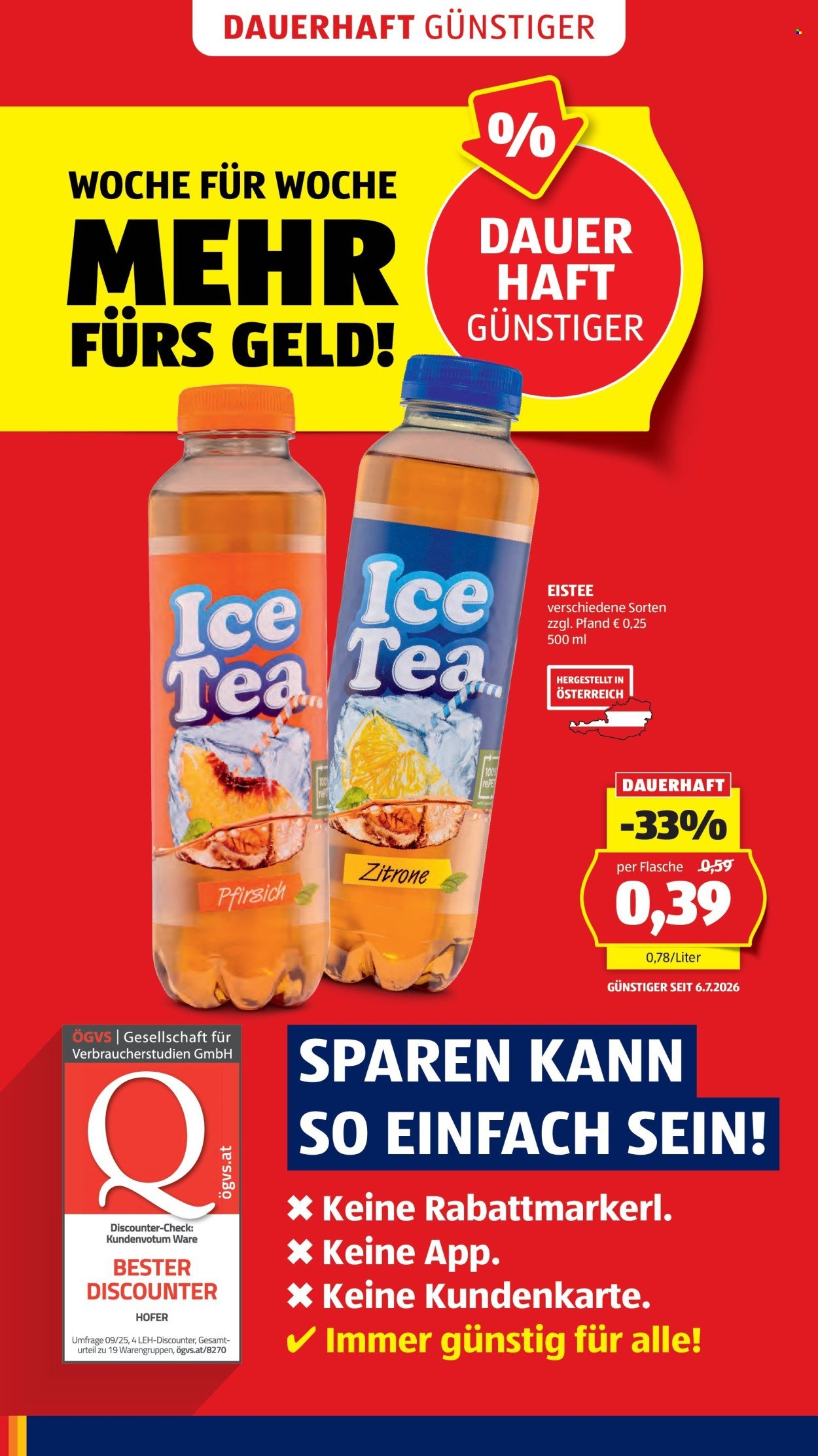 HOFER Flugblatt - Ab Freitag, 7.8.2026