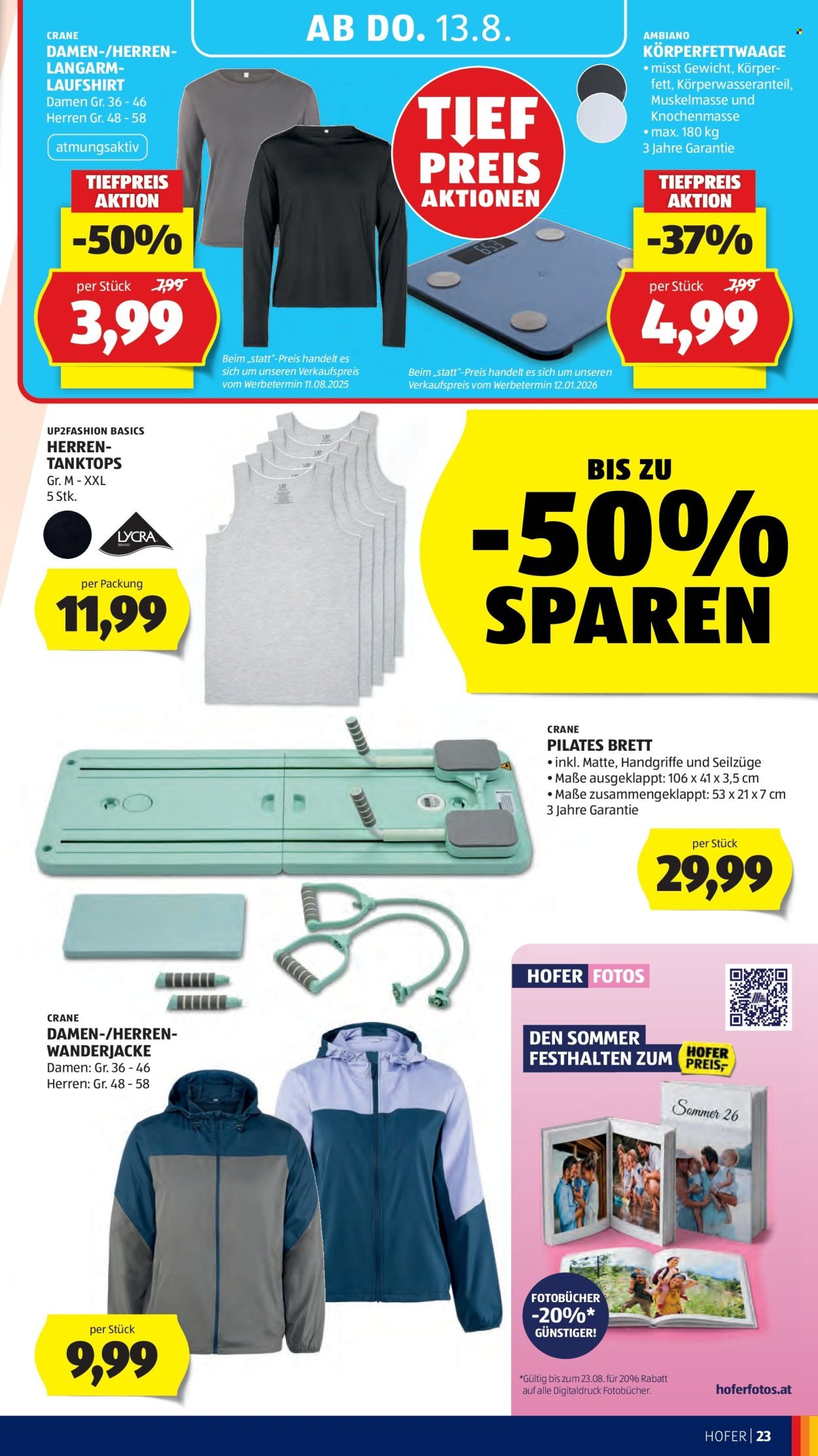HOFER Flugblatt - Ab Freitag, 7.8.2026
