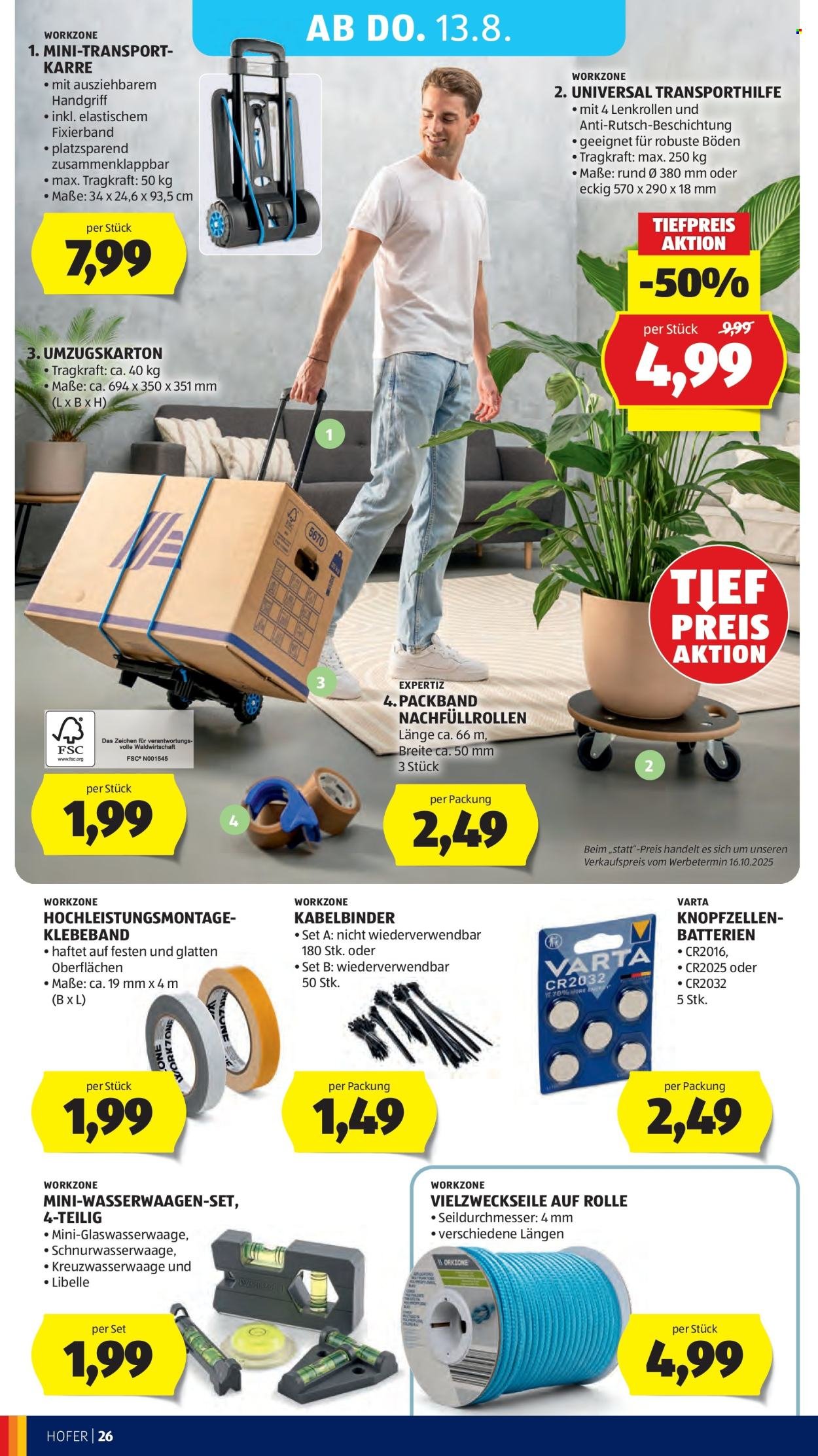 HOFER Flugblatt - Ab Freitag, 7.8.2026