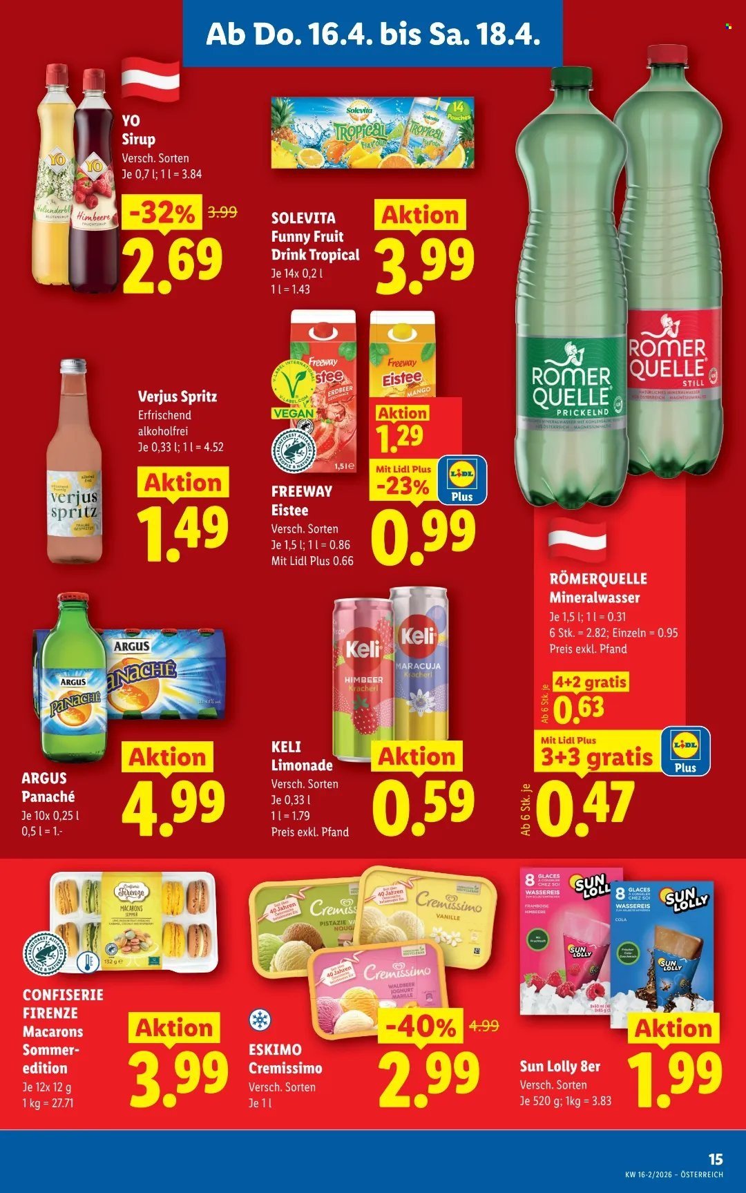 LIDL Flugblatt - Ab Donnerstag, 16.4.2026